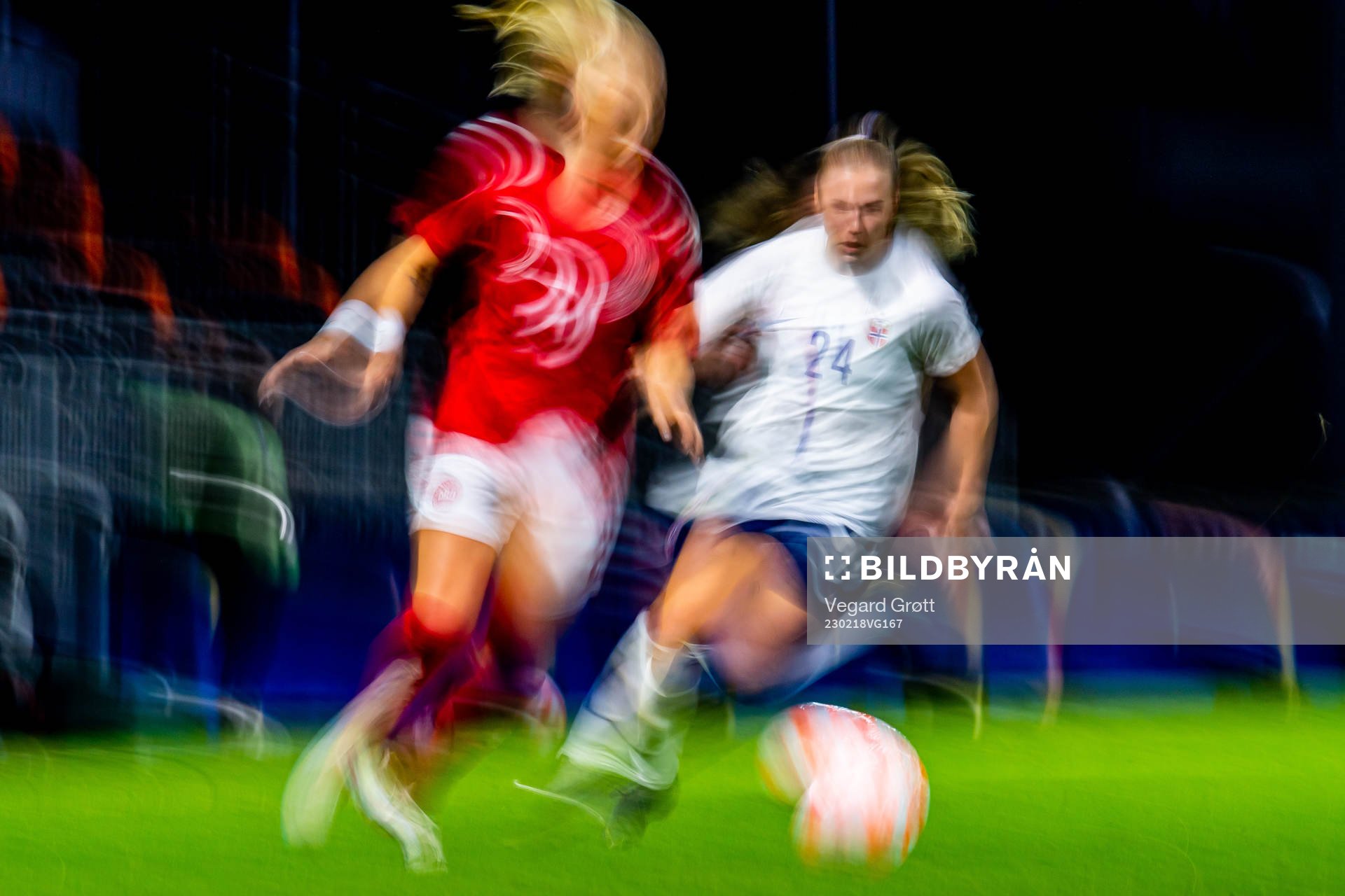 Sofie Svava of Denmark and Emilie Nautnes of Norway