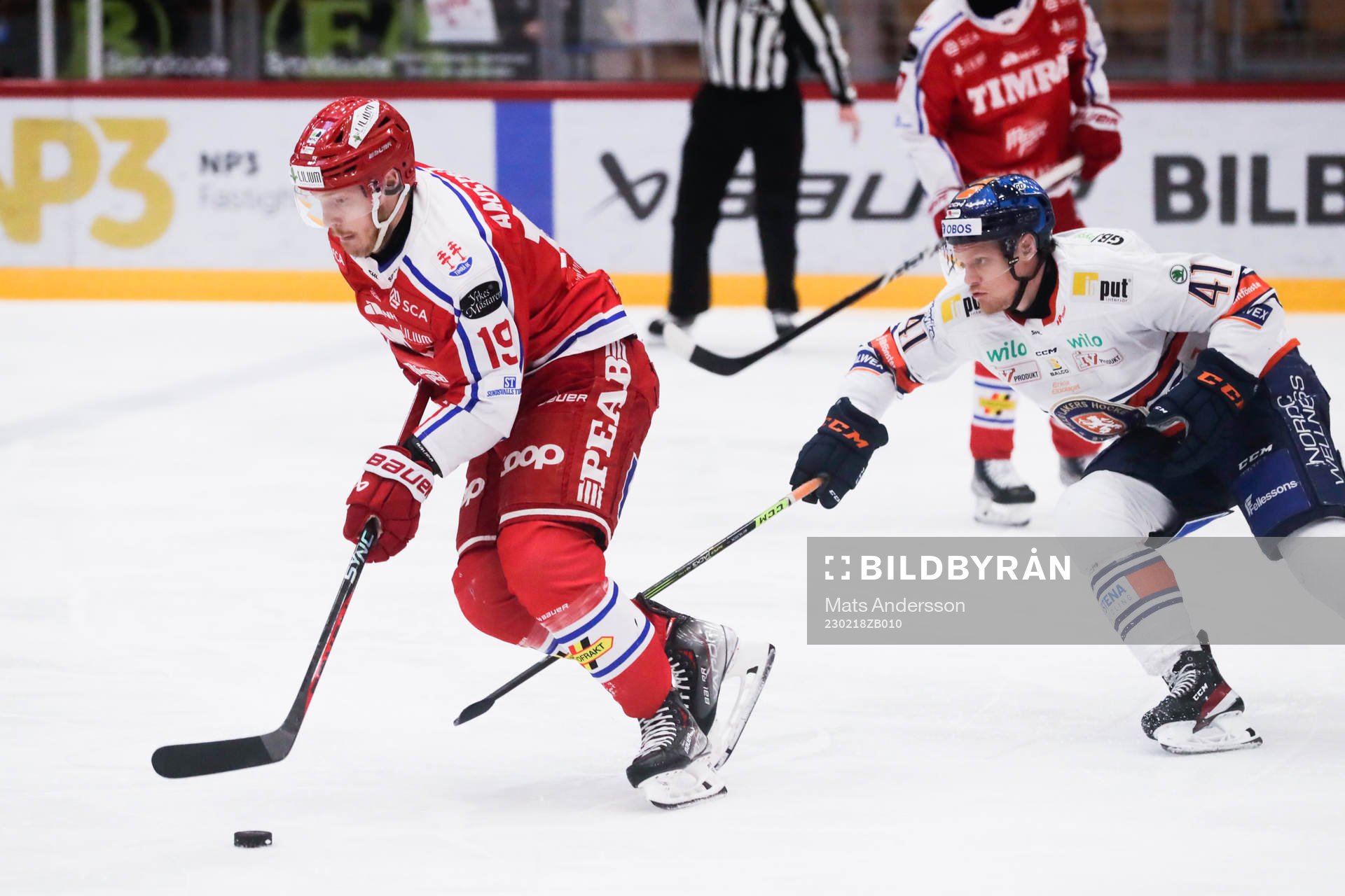 Timrås Erik Andersson och Växjös Ludvig Nilsson