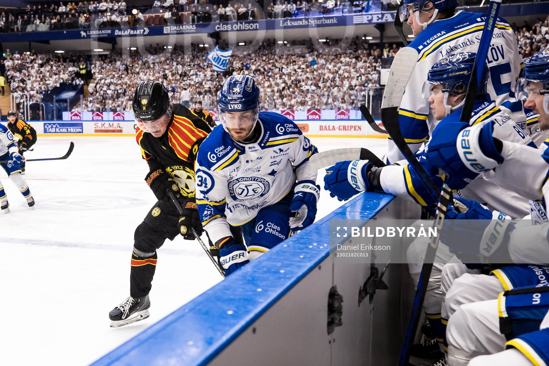Leksands Peter Cehlarik och Brynäs Alexander Ljungkrantz