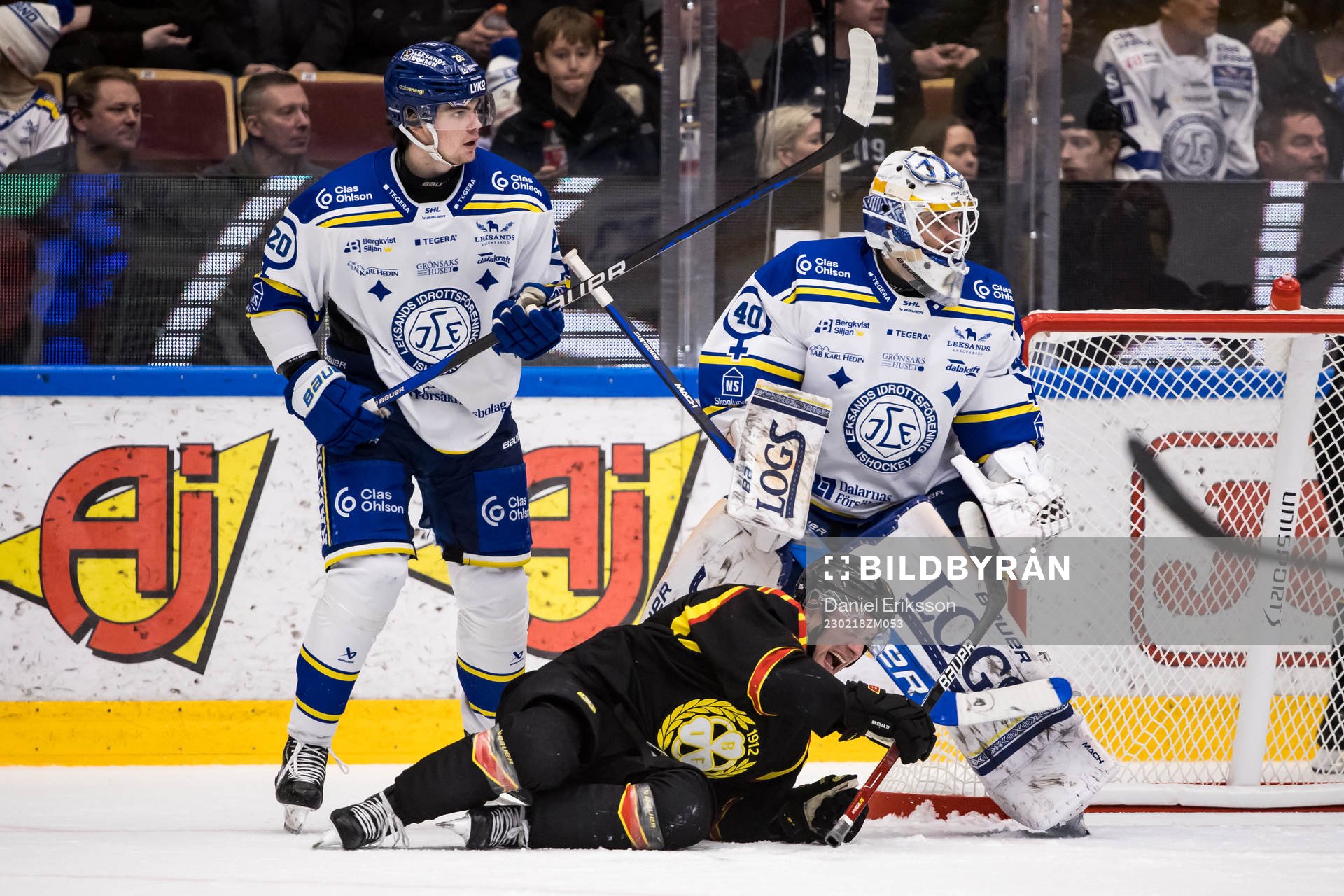 Leksands Lian Bichsel och Brynäs Jacob Blomqvist och