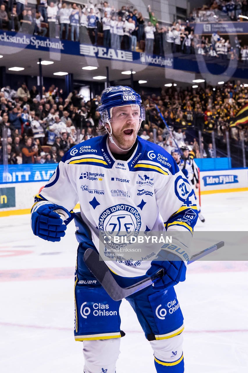 Leksands Anton Lindholm jubel