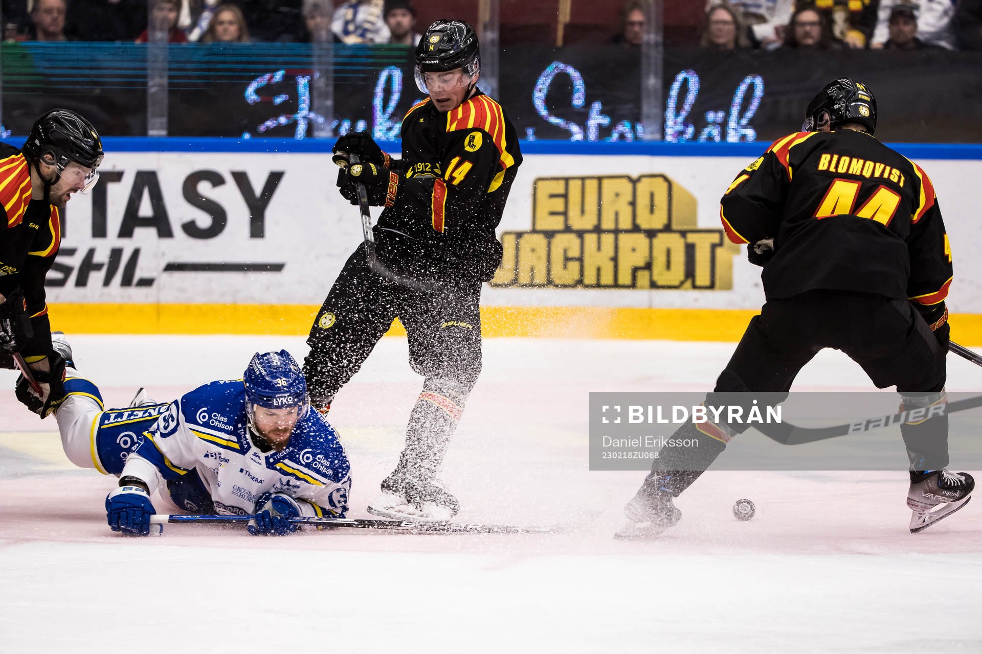 Leksands Lucas Elvenes och Brynäs Alexander Ljungkrantz