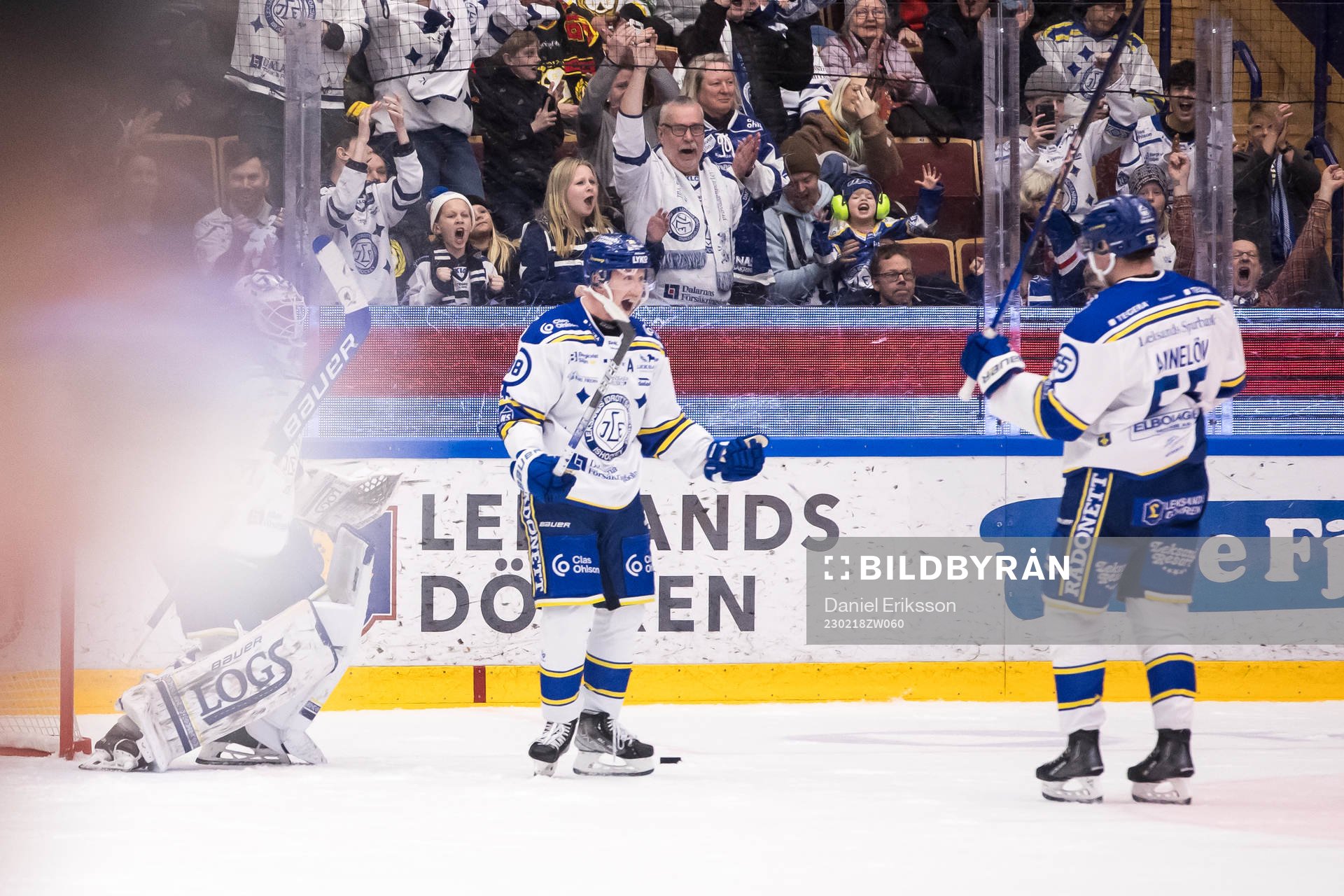 Leksands Olle Alsing jublar