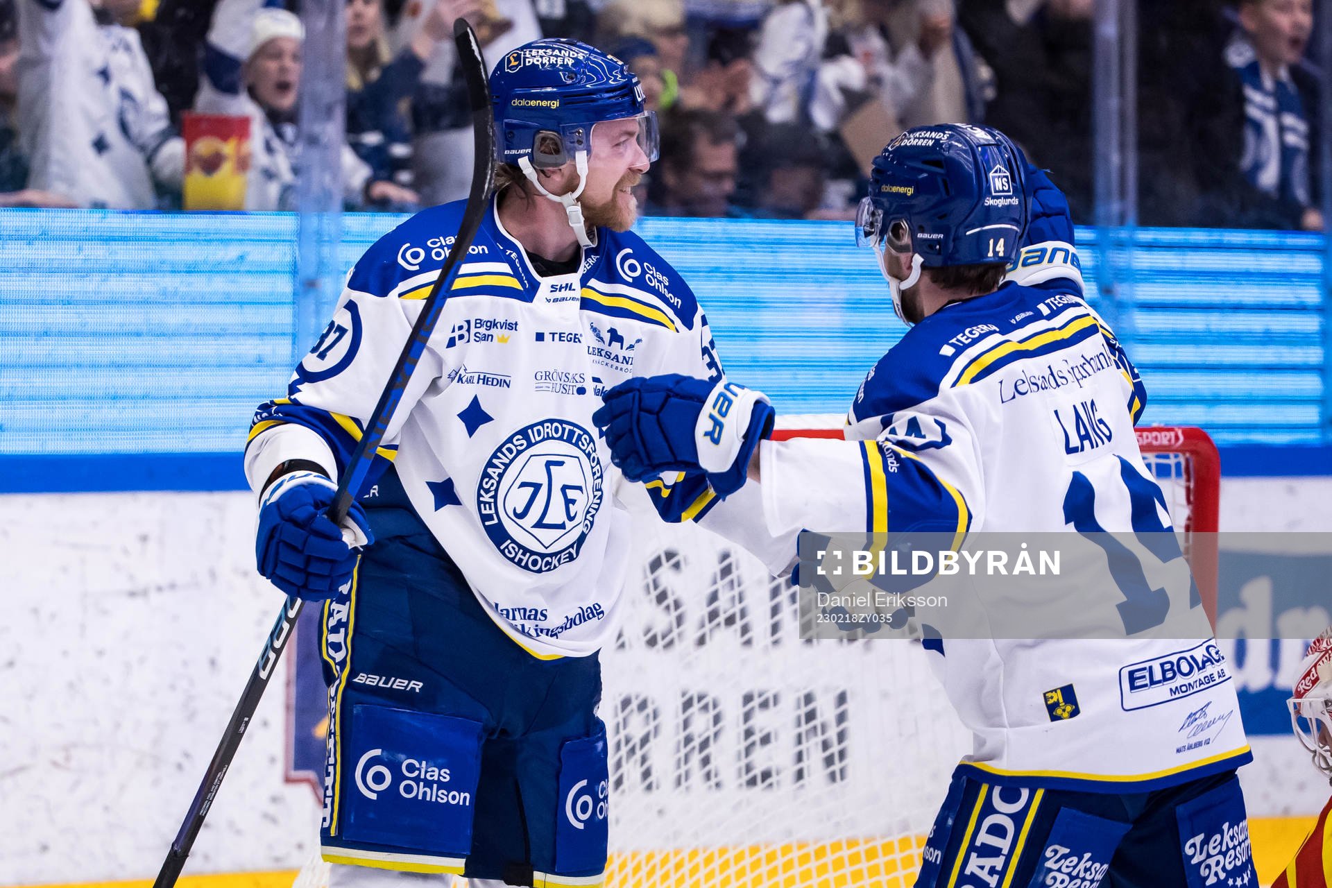 Leksands Anton Lindholm jubel