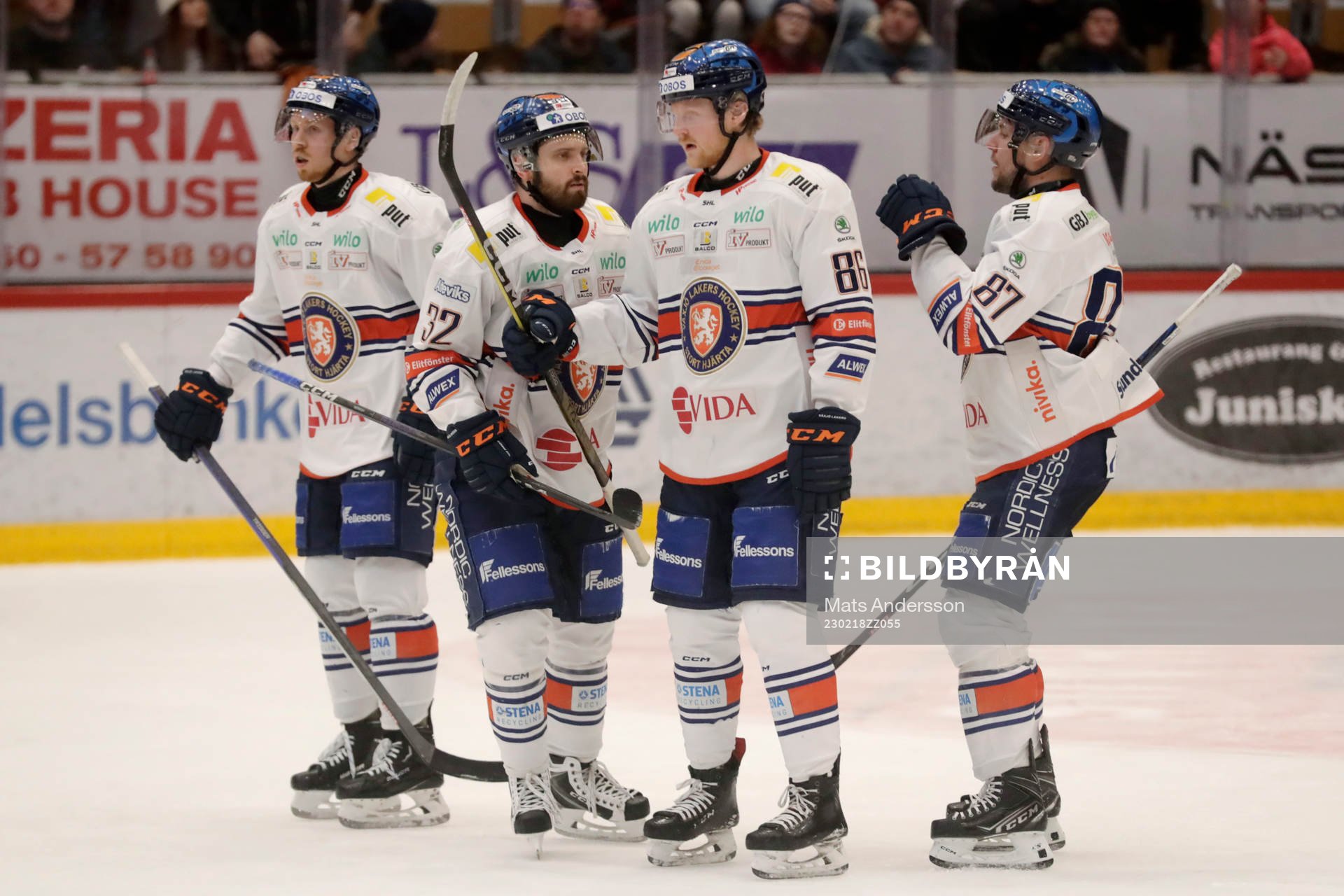Växjös Lukas Bengtsson jublar