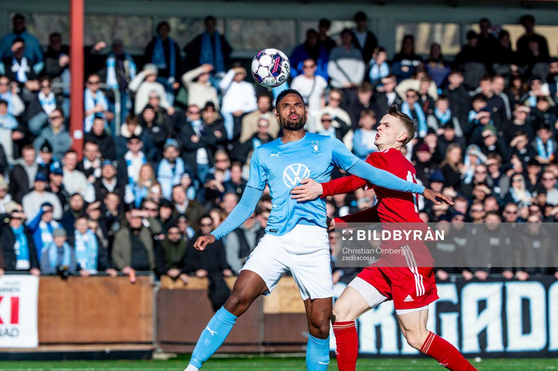 Malmö FFs Isaac Kiese Thelin mot Skövde AIKs Lukas Rhöse