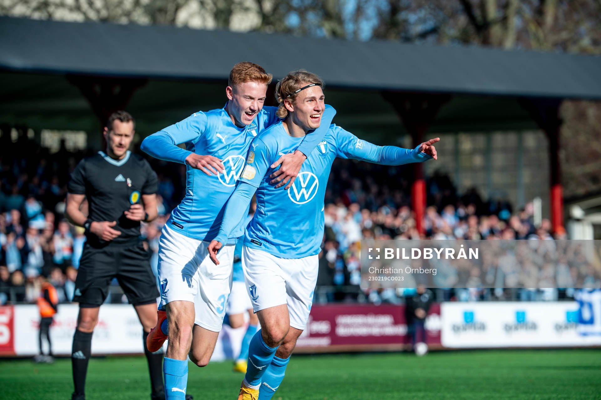 Malmö FFs Sebastian Nanasi jublar