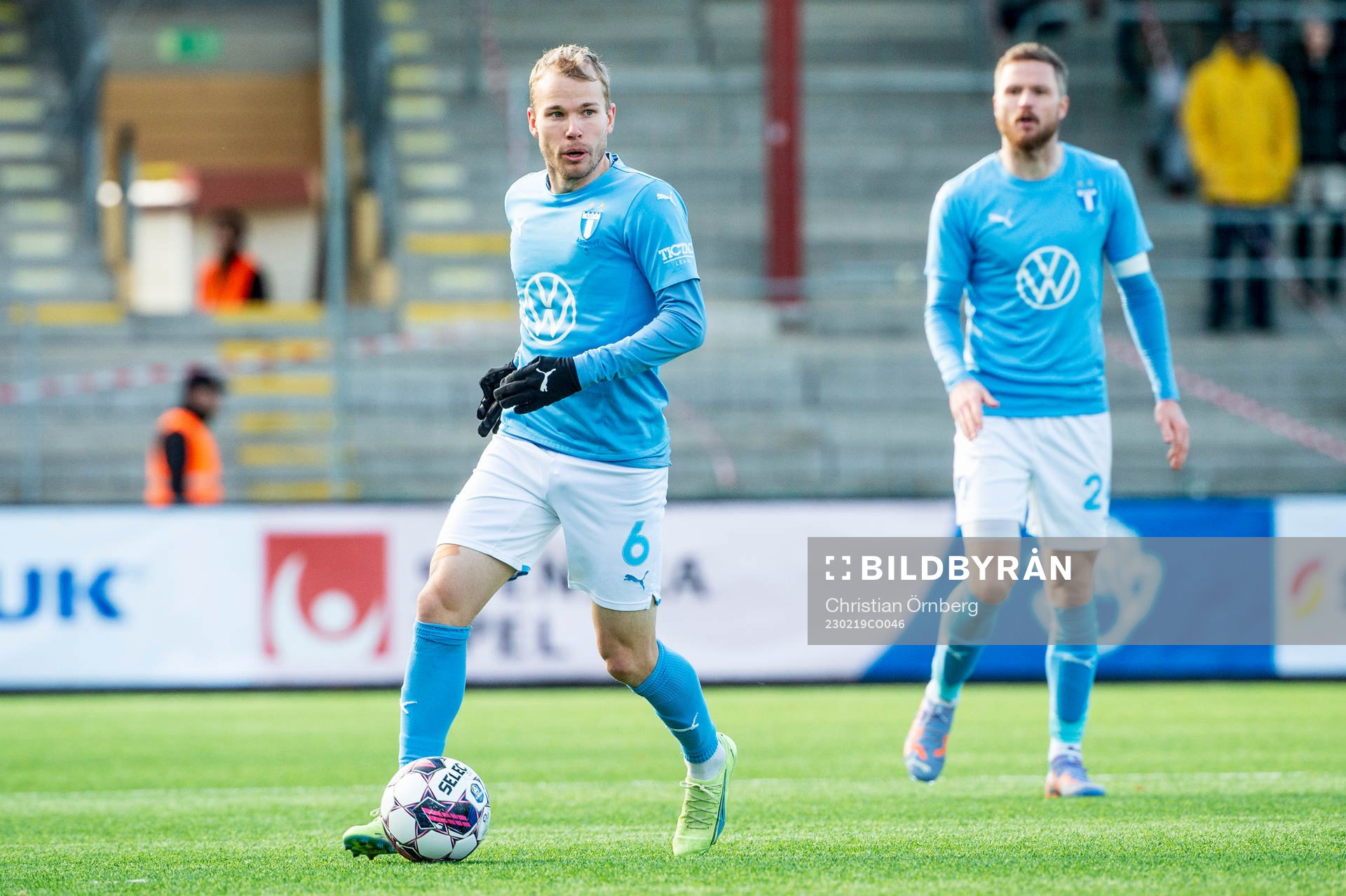 Malmö FFs Oscar Lewicki och Lasse Nielsen
