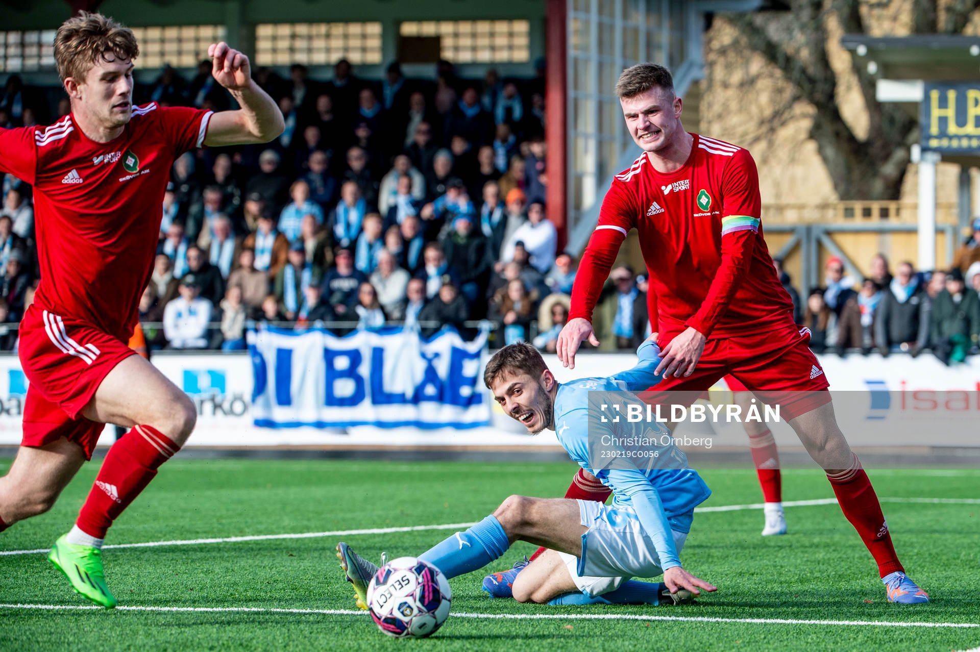 Malmö FFs Patriot Sejdiu mot Skövde AIKs Filip Schyberg