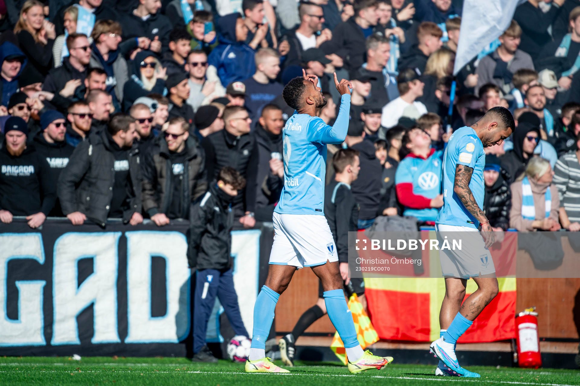Malmö FFs Isaac Kiese Thelin jublar