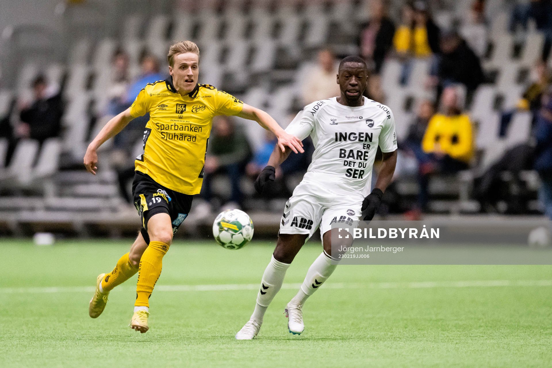 Elfsborgs Jeppe Møldrup Okkels och Odds Solomon Owusu