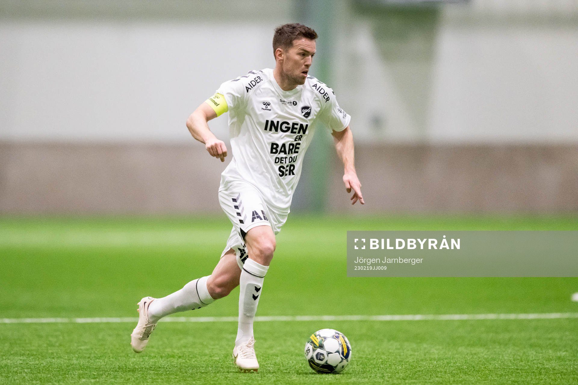 Odds Espen Ruud under träningsmatchen mellan Elfsborg och Odds BK den 19 februari 2023 i Borås. 