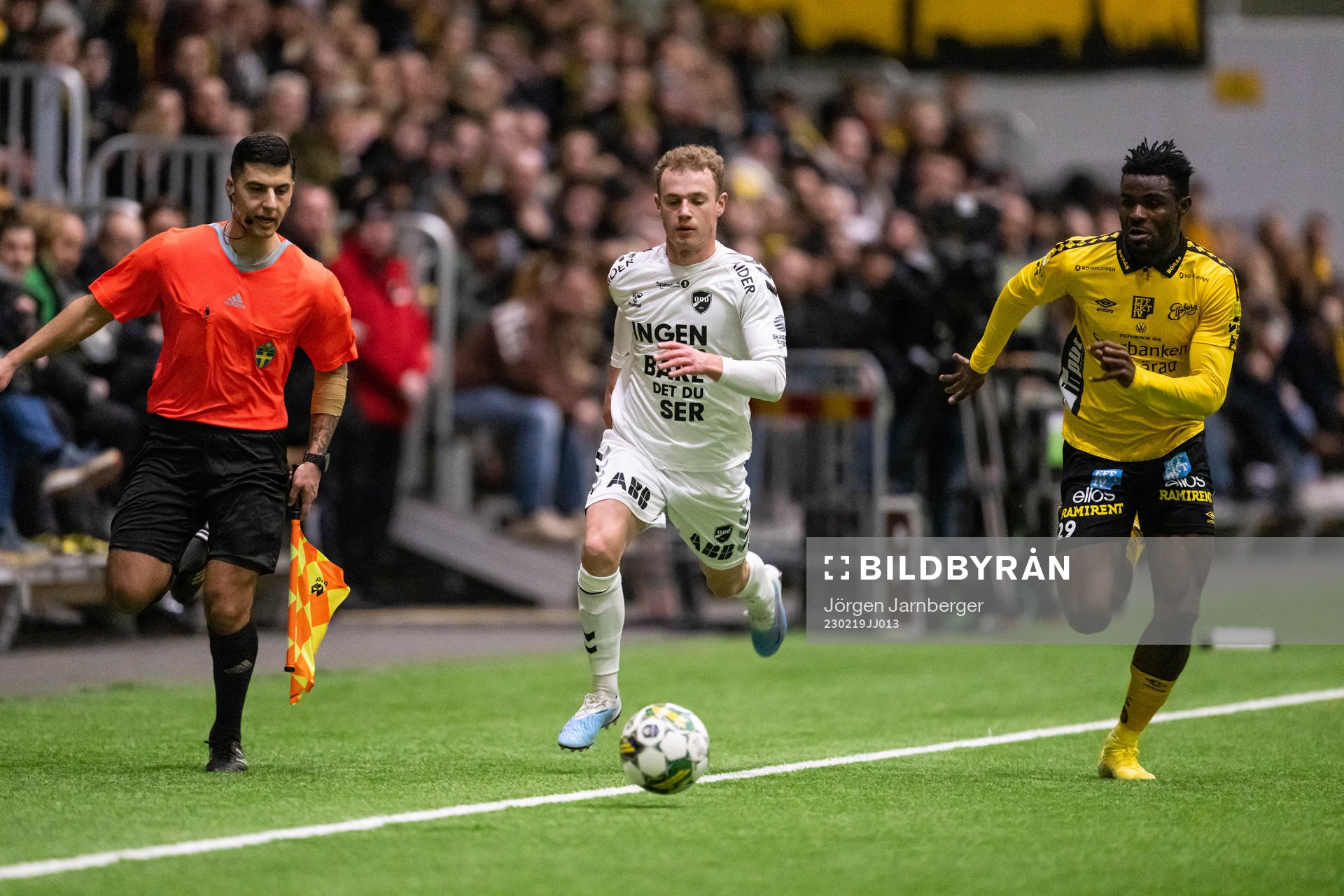 Odds Dennis Gjengaar och Elfsborgs Buhari Ibrahim