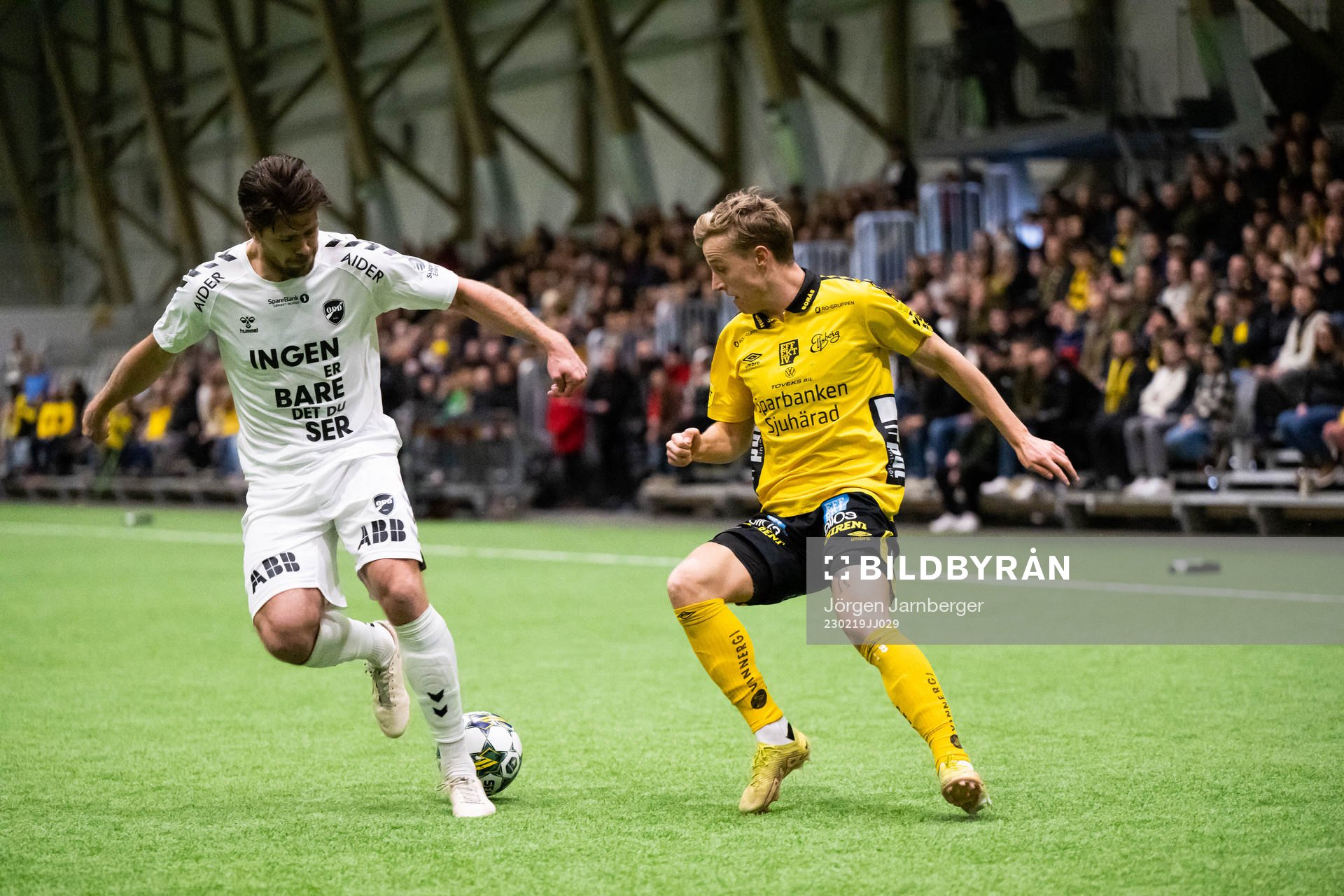 Odds Sondre Solholm och Elfsborgs Jeppe Møldrup Okkels