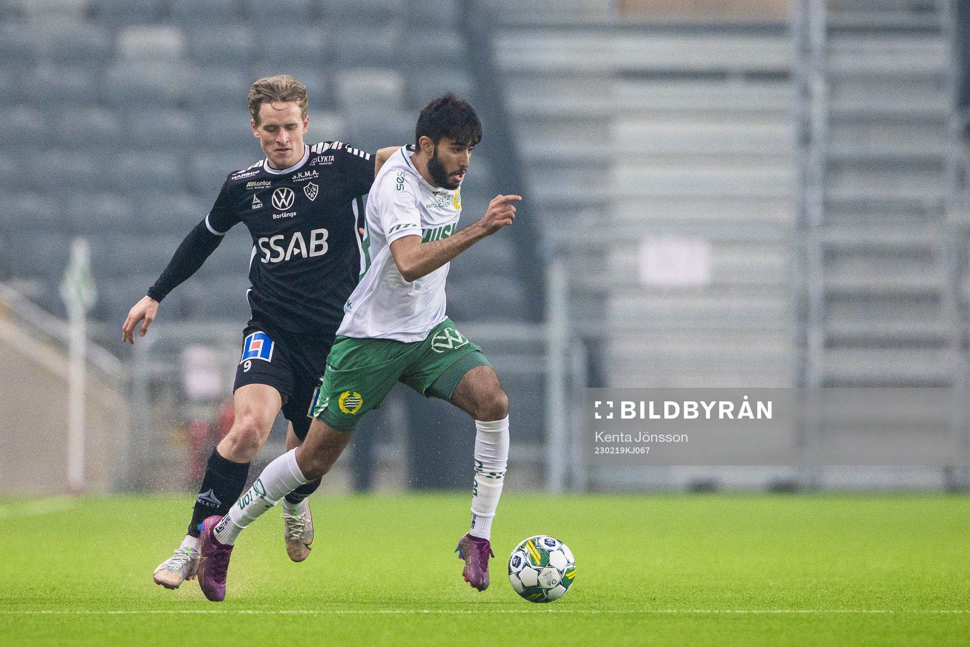Brages Douglas Karlberg och Hammarbys Montader Madjed