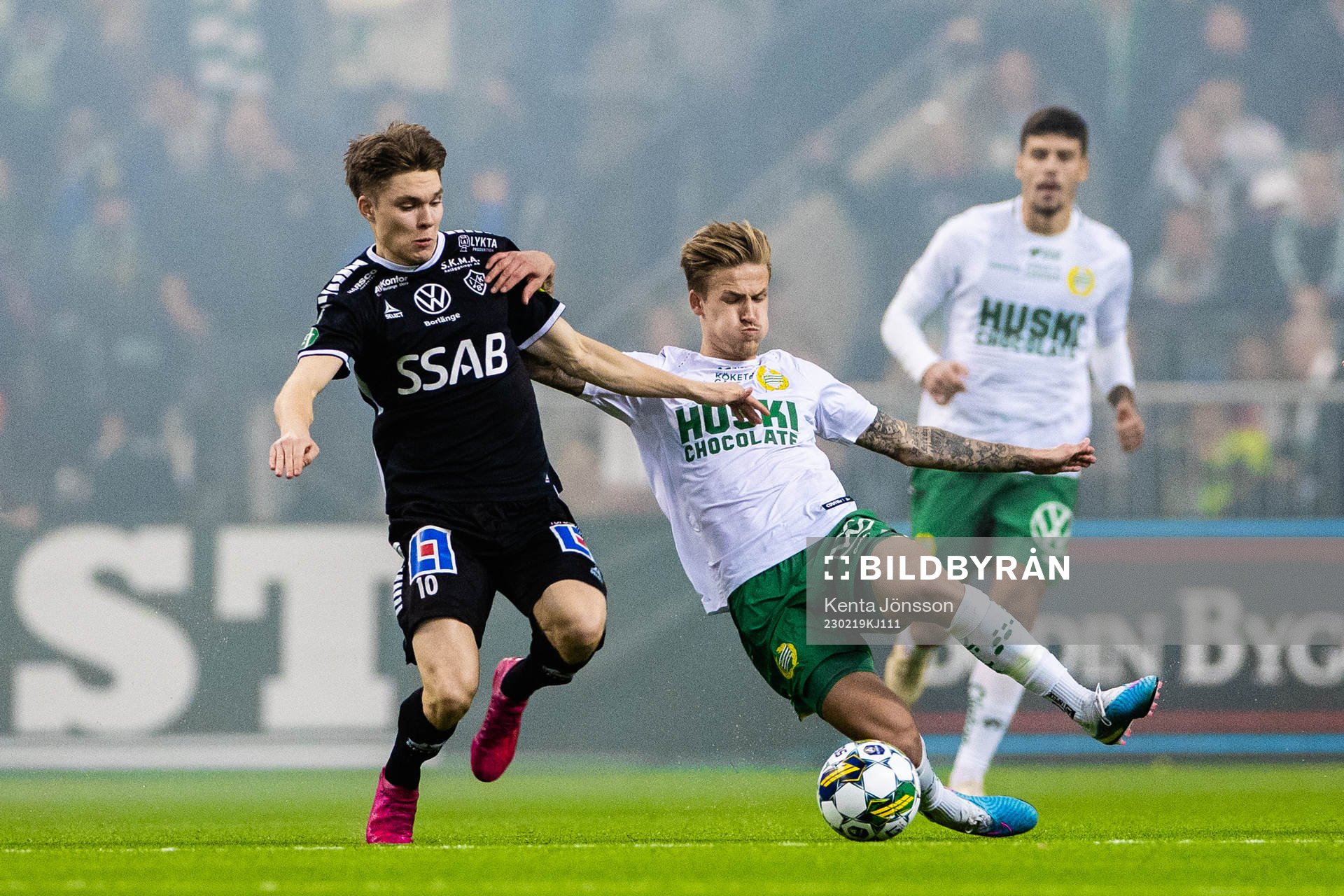 Brages Gustav Berggren och Hammarbys Fredrik Hammar