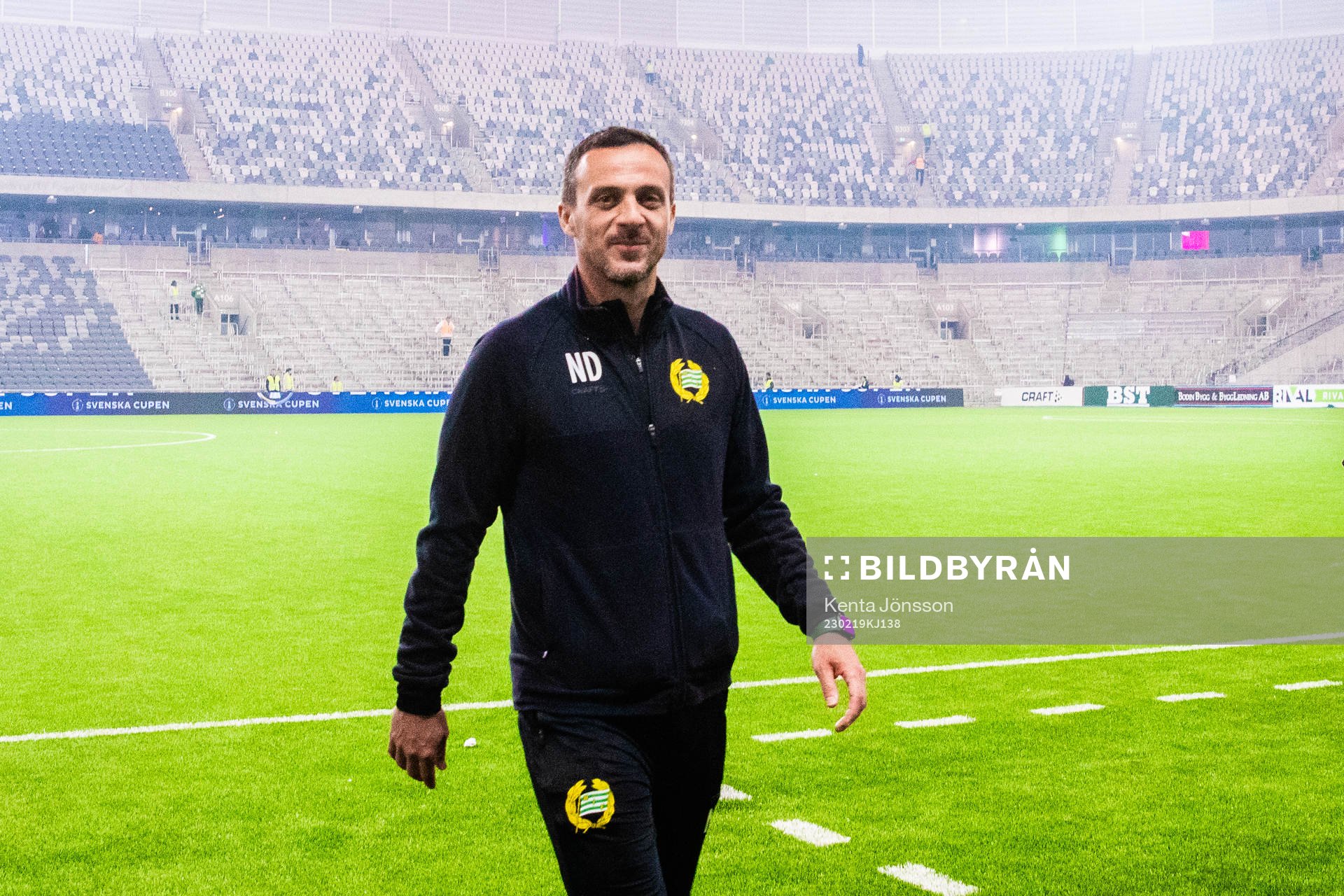 Hammarbys assisterande tränare Nenad Djordjevic