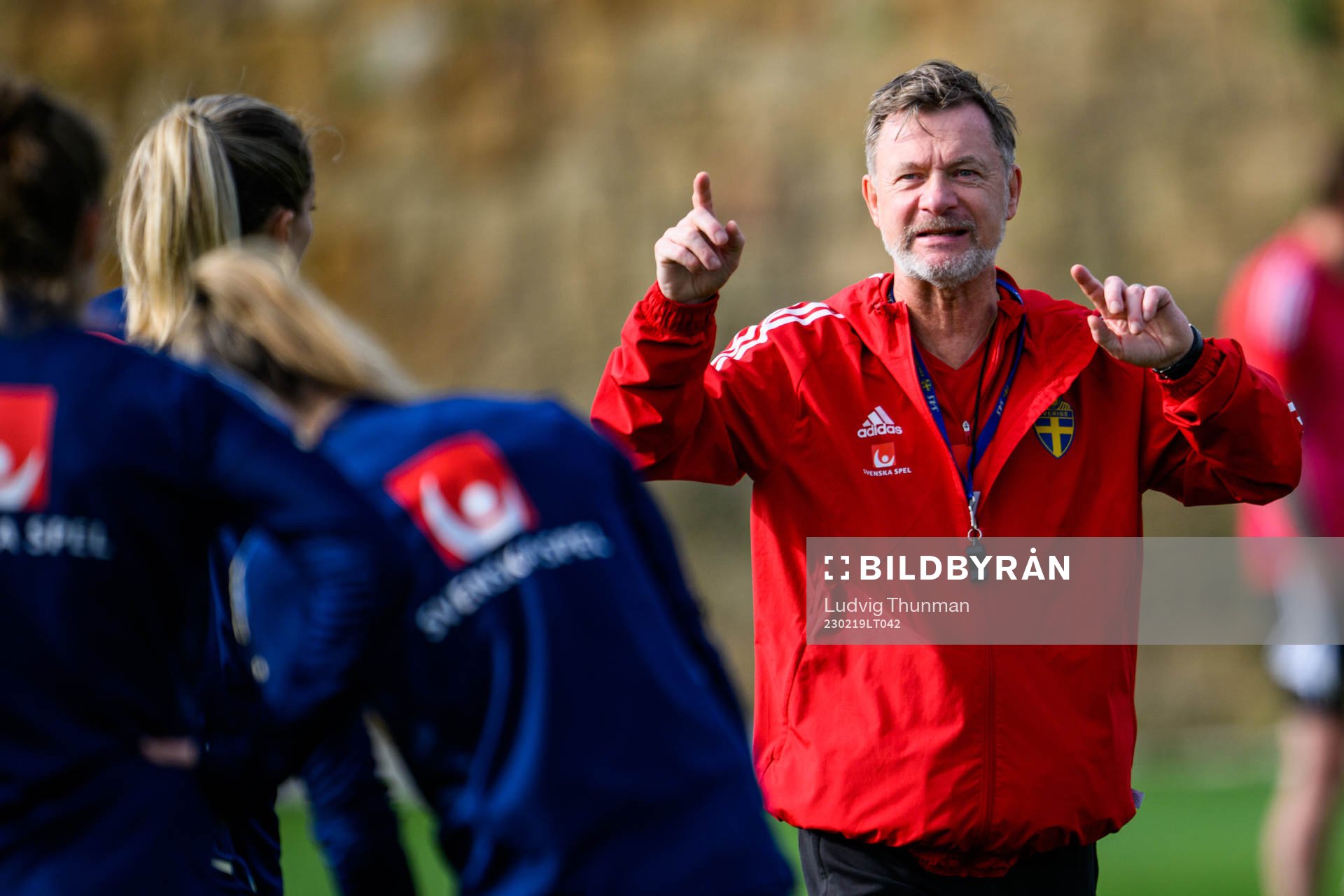 Head coach Peter Gerhardsson