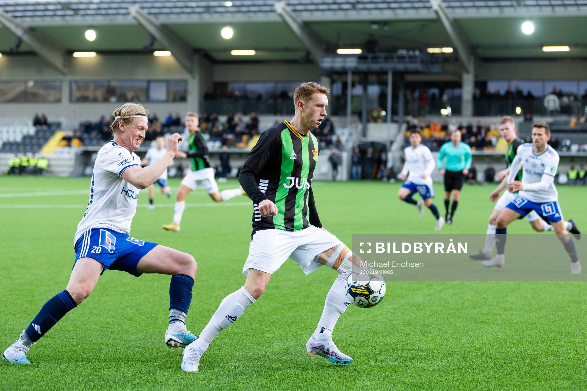 Norrköpings  Daniel Fritz Eid och GAIS Julius Lindberg