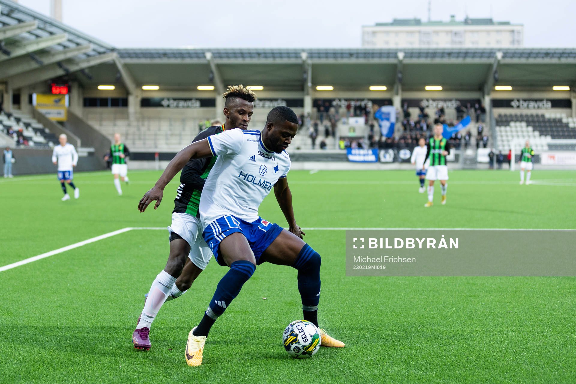 GAIS Rickard Emeka Friday och Norrköpings Isak Ssali