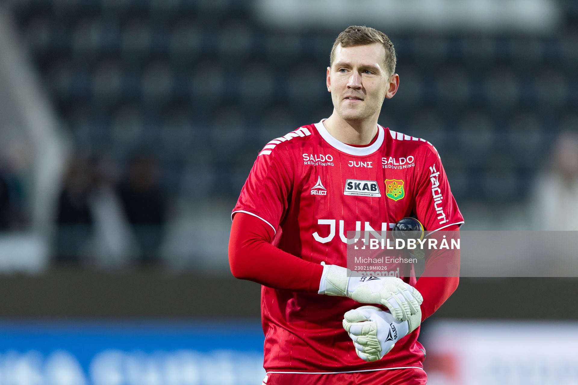 GAIS målvakt Erik Westgärds deppar