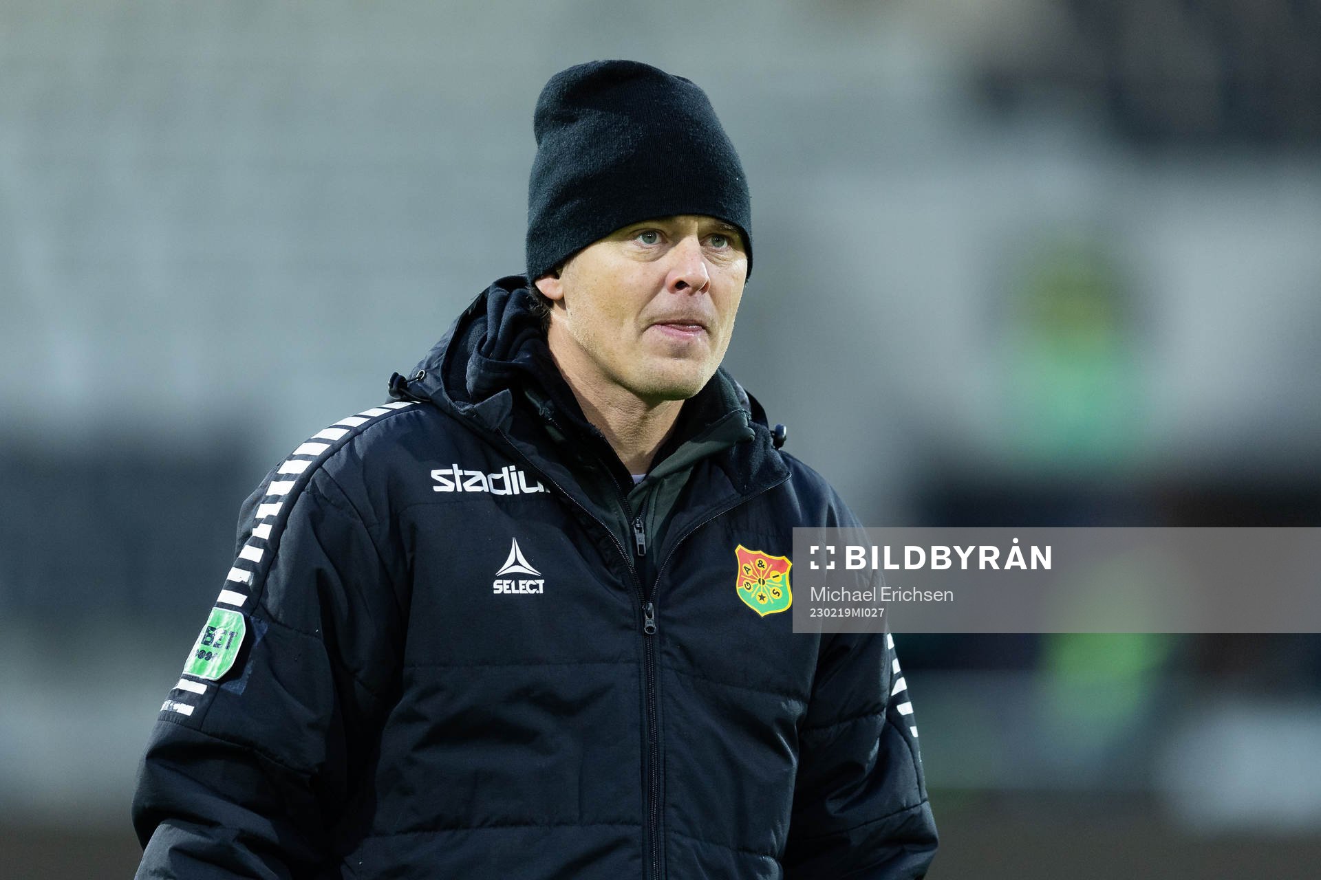 GAIS huvudtränare Fredrik Holmberg deppar