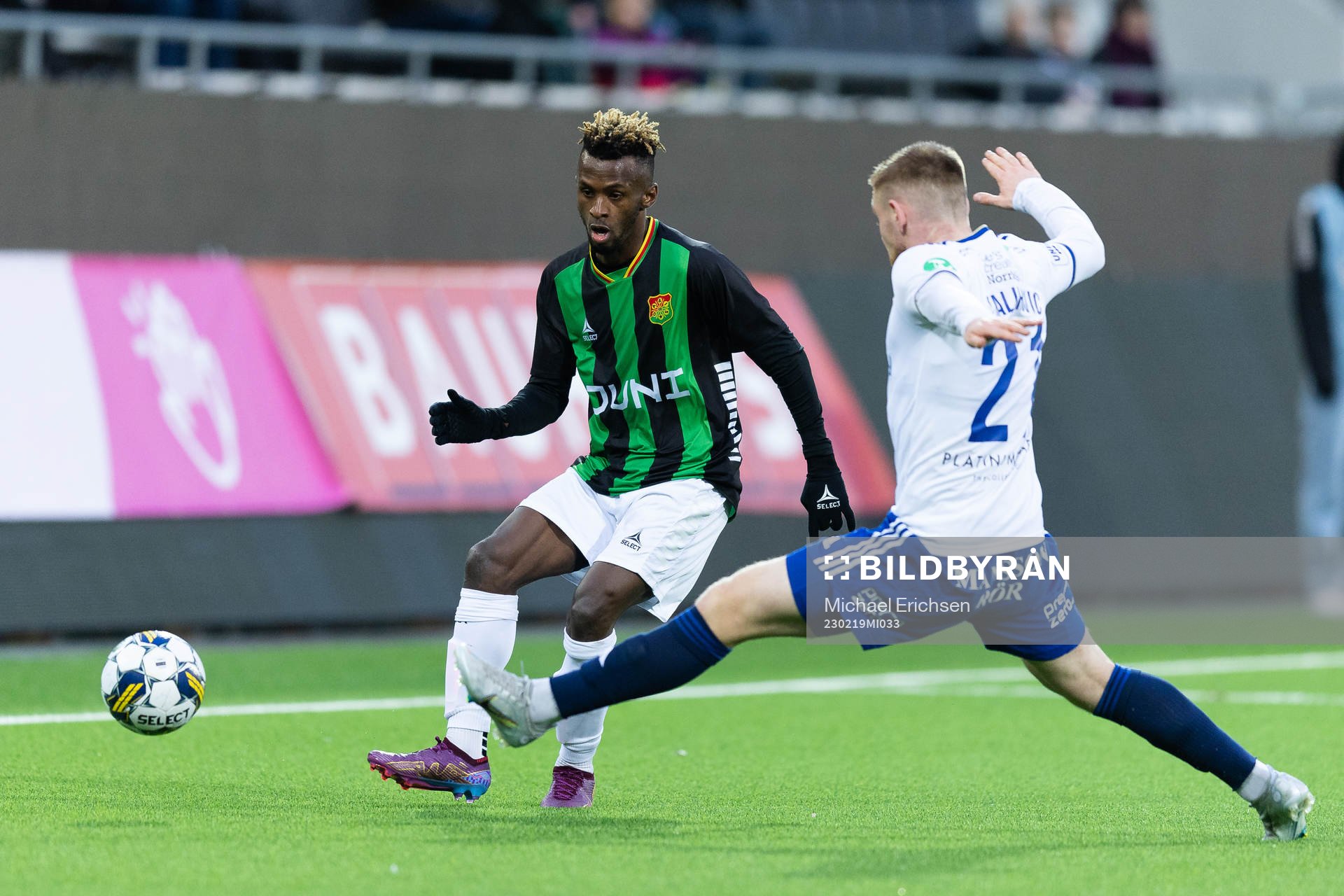 GAIS Rickard Emeka Friday och Norrköpings Dino Salihovic