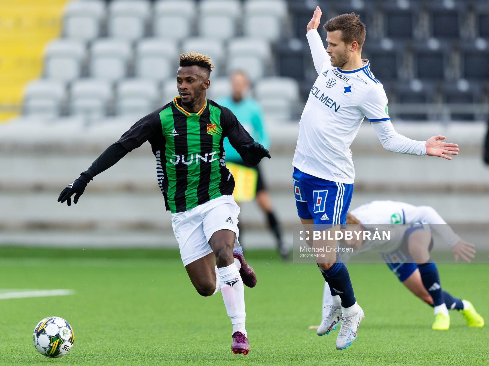 GAIS  Rickard Emeka Friday och Norrköpings Arnor Traustason