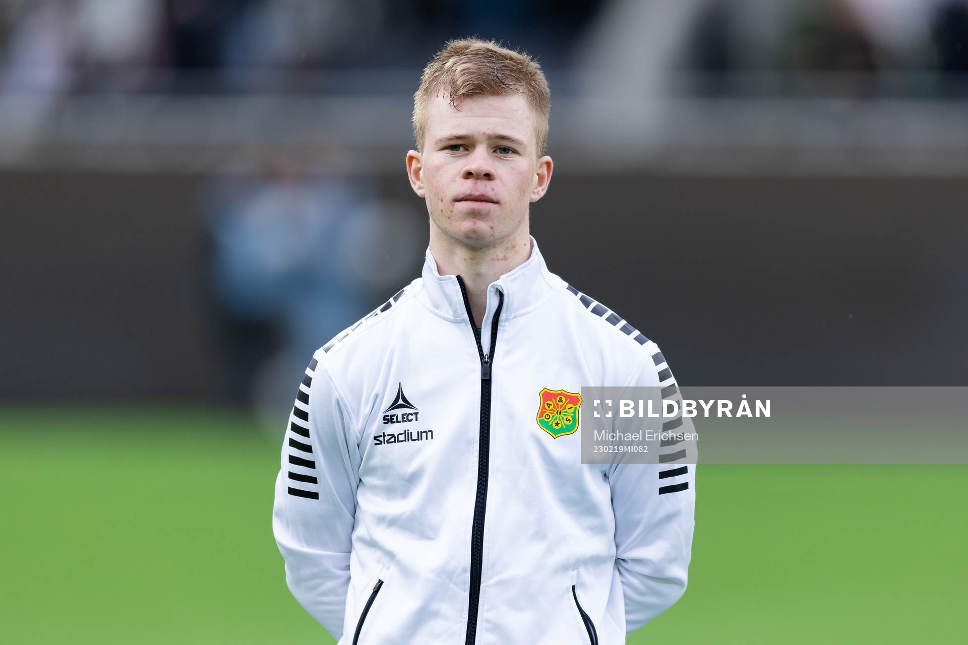 GAIS  Filip Gustafsson innan fotbollsmatchen i Svenska