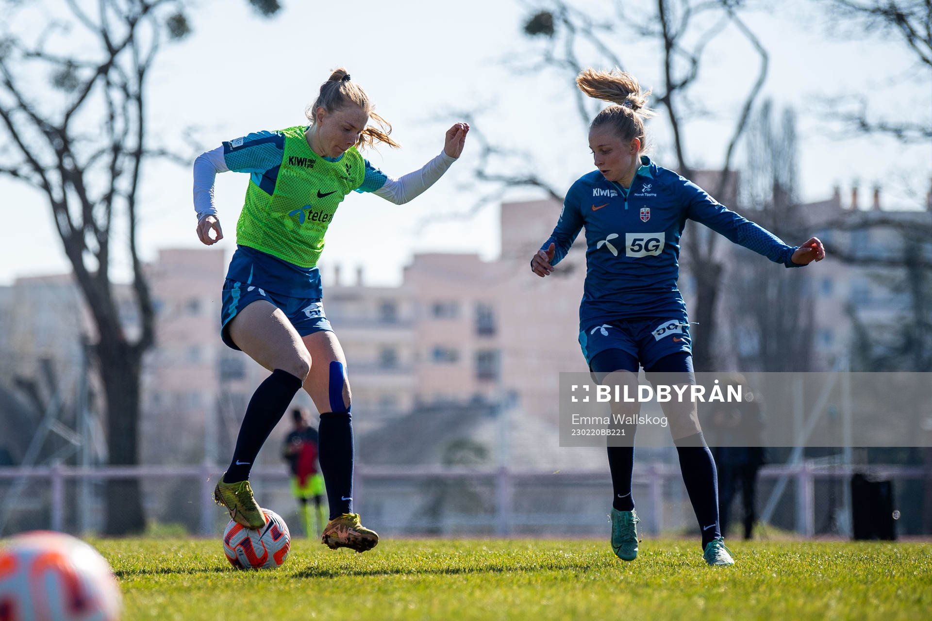 Malin Brenn and Emilie Marie Joramo of Norway