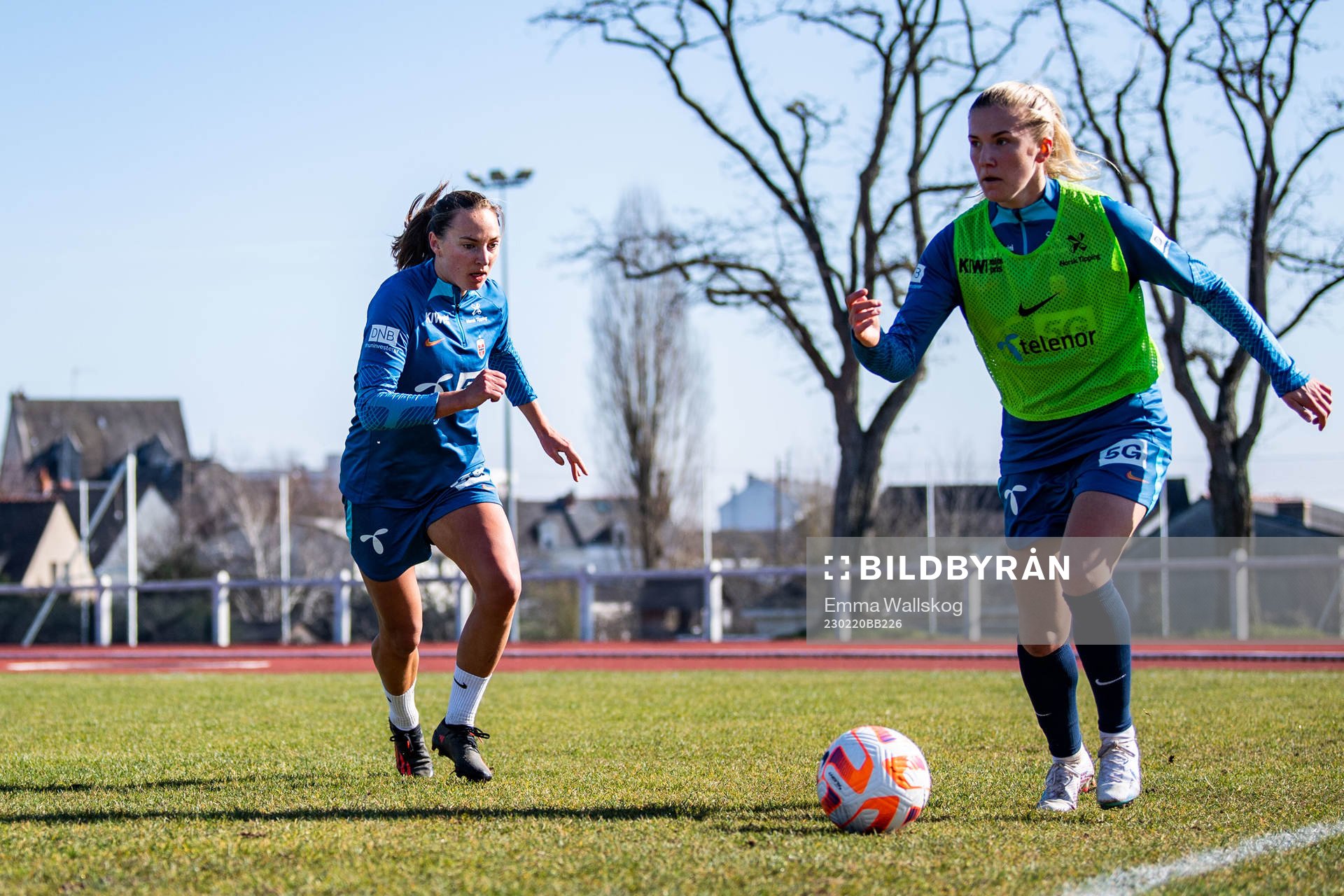 Marit Bratberg Lund and Emilie Nautnes of Norway