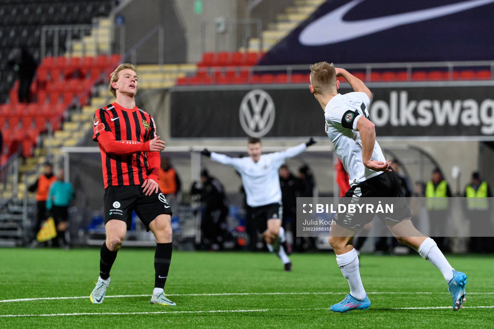 Brommapojkarnas Alexander Jensen deppar