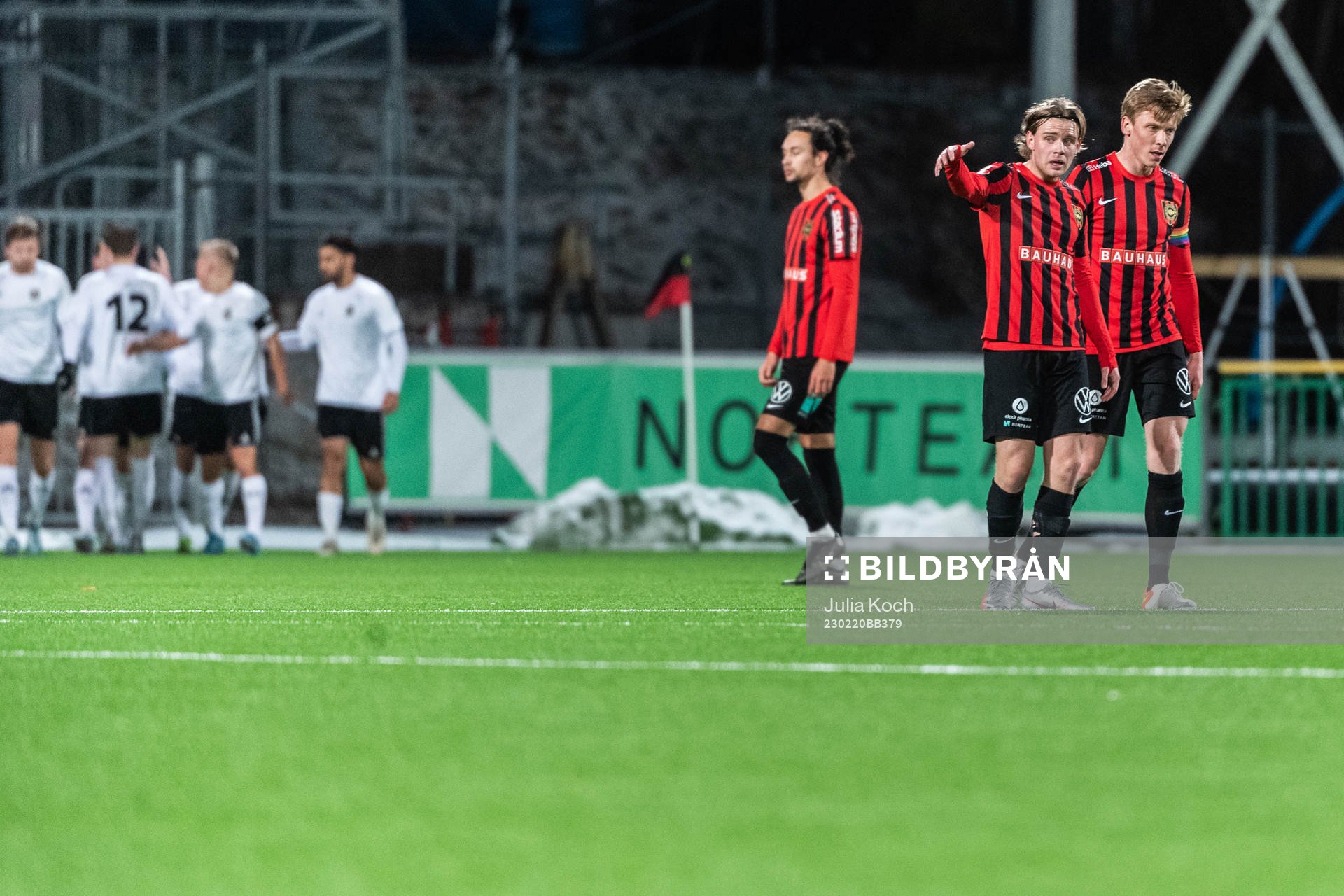 Brommapojkarnas Oscar Pettersson och Gustav Sandberg