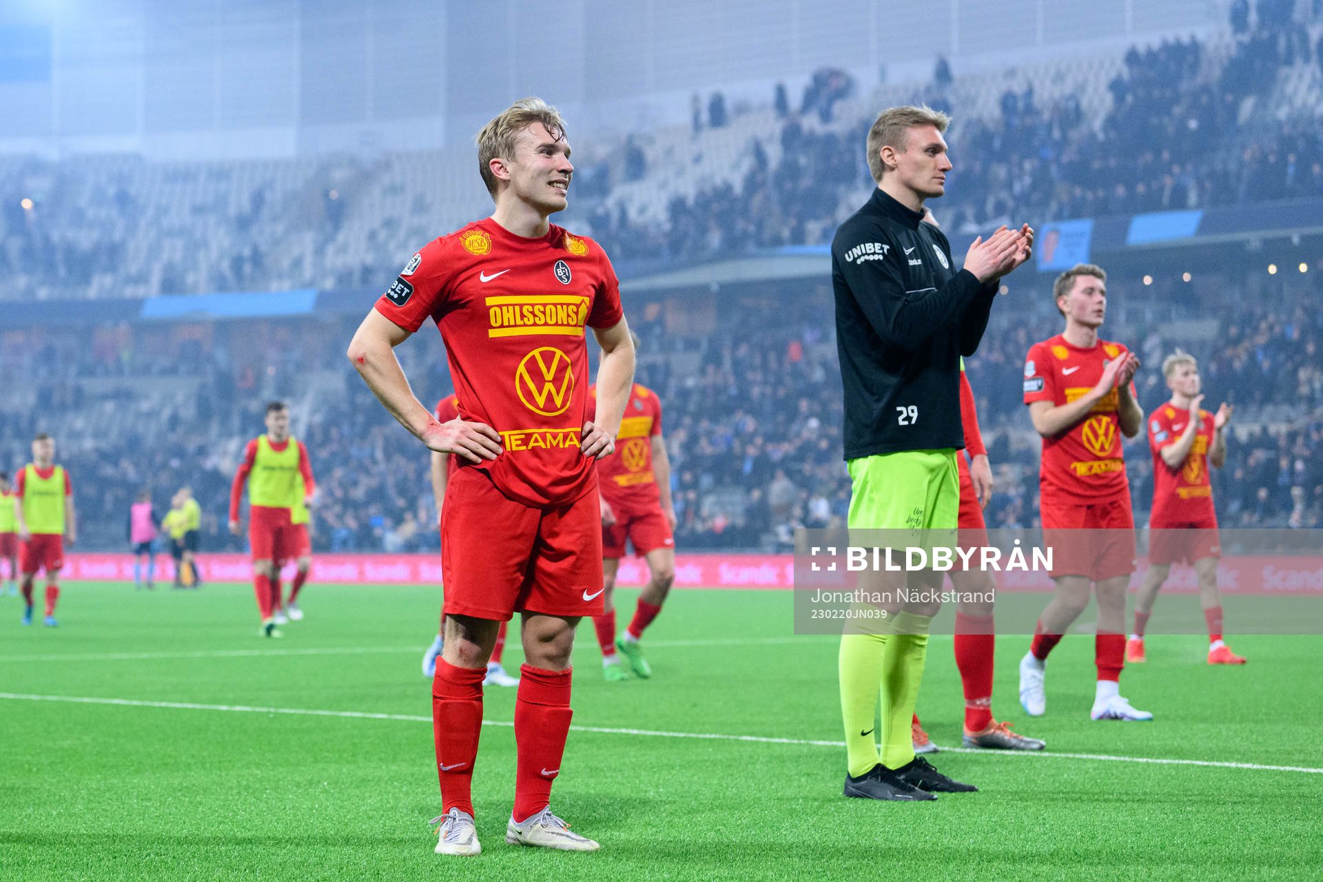 Landskronas Edvin Dahlqvist deppar