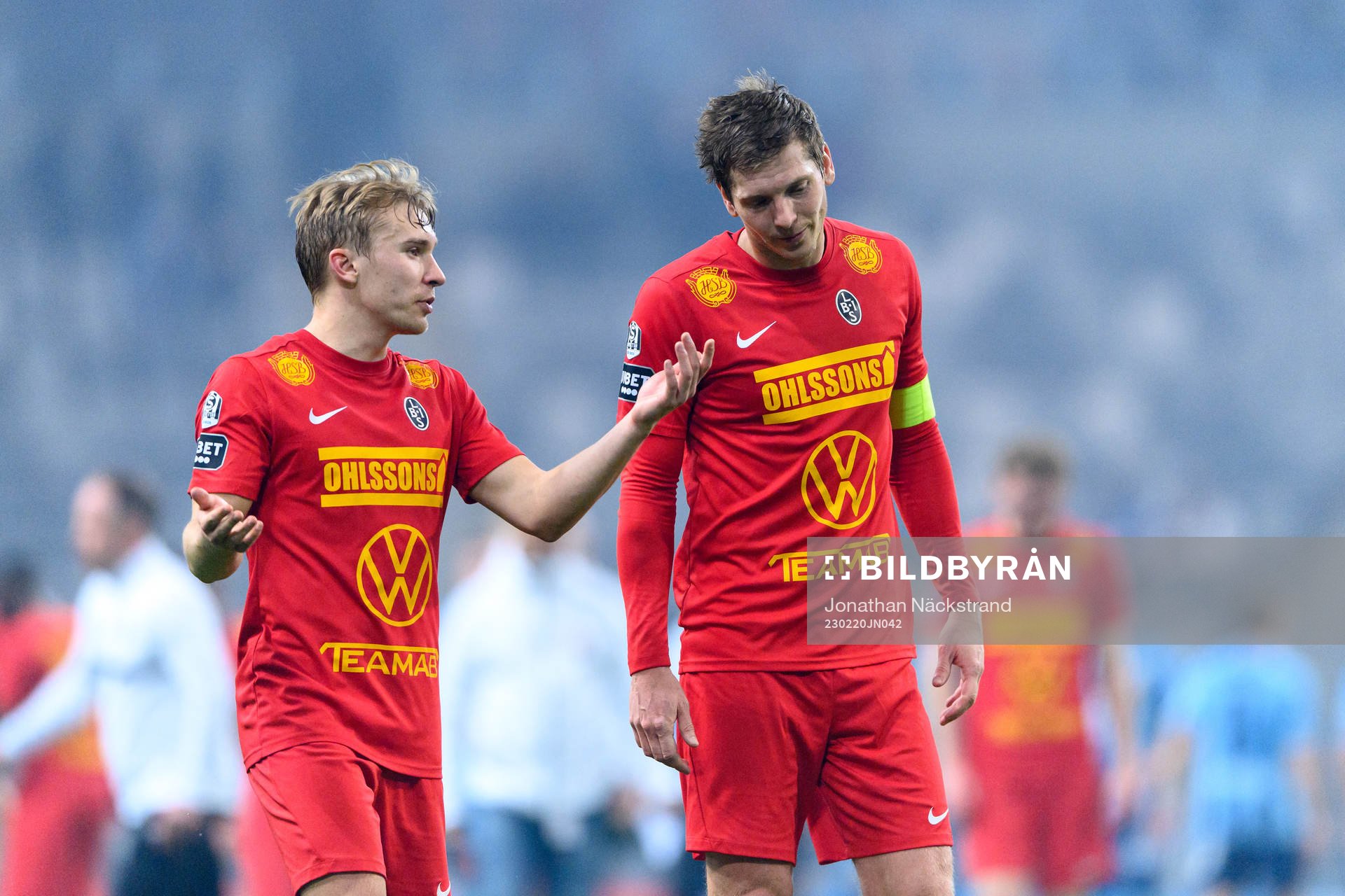 Landskronas Edvin Dahlqvist och Philip Andersson deppar