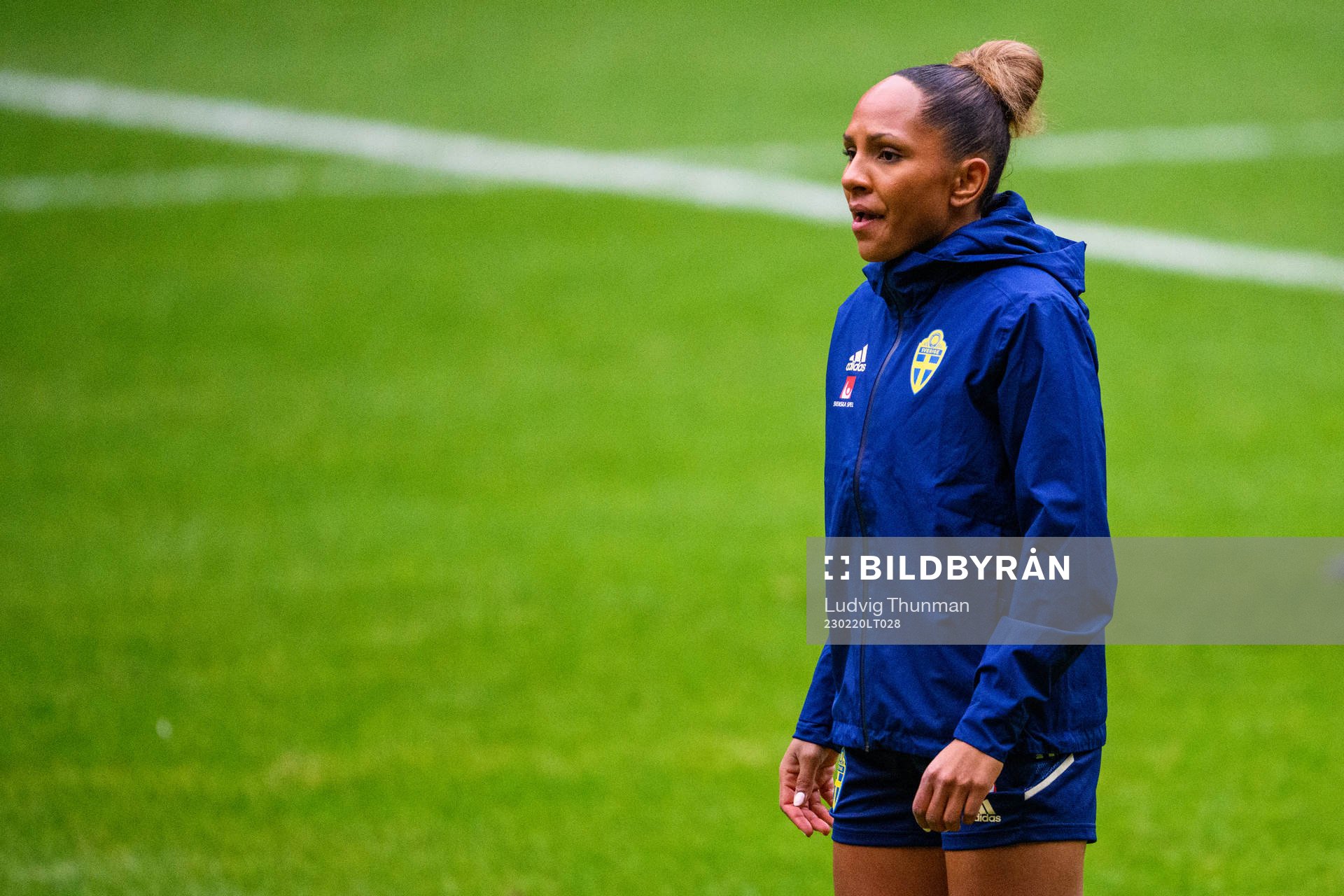 Madelen Janogy of the Swedish women's national football