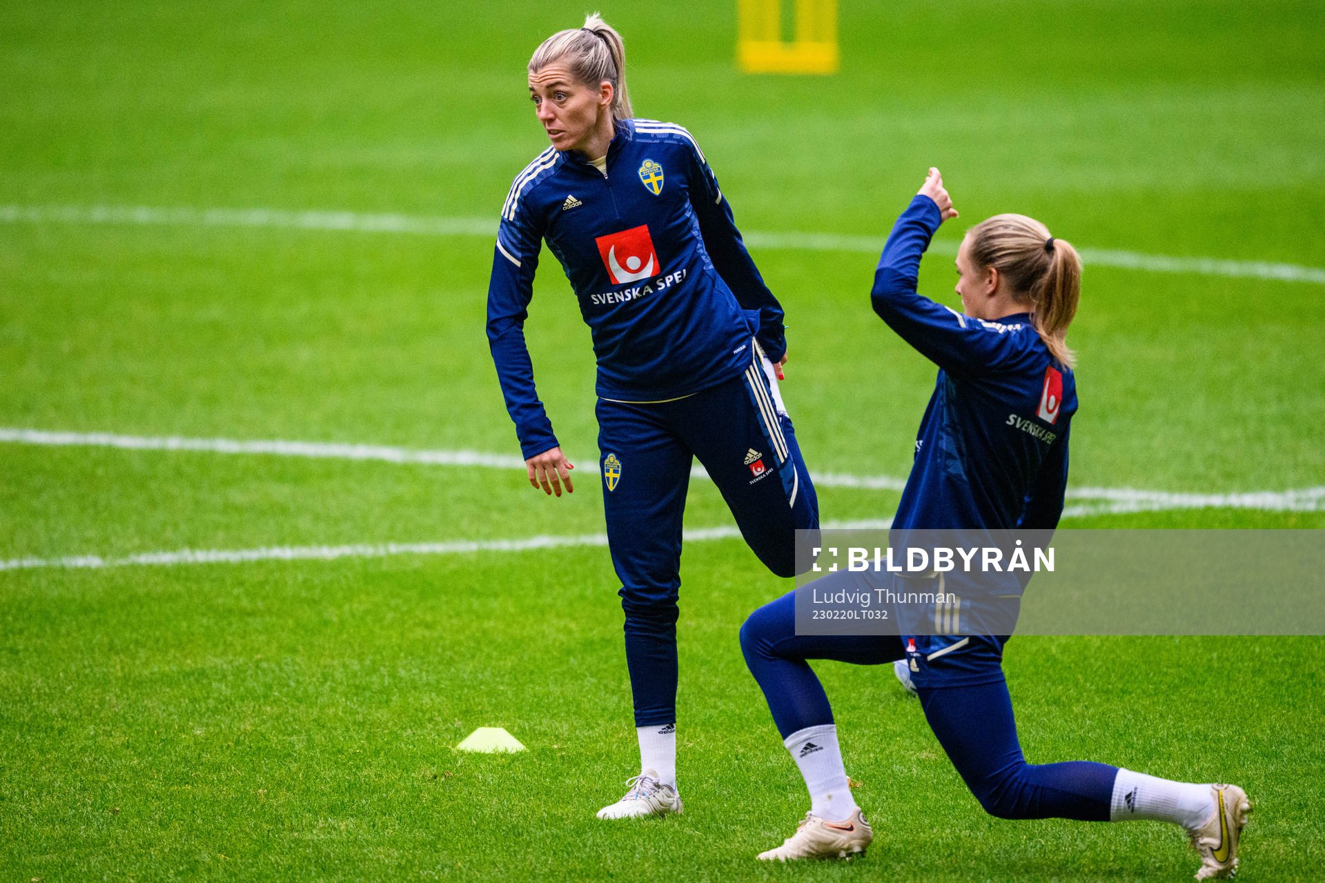 Linda Sembrant and Magdalena Eriksson of the Swedish