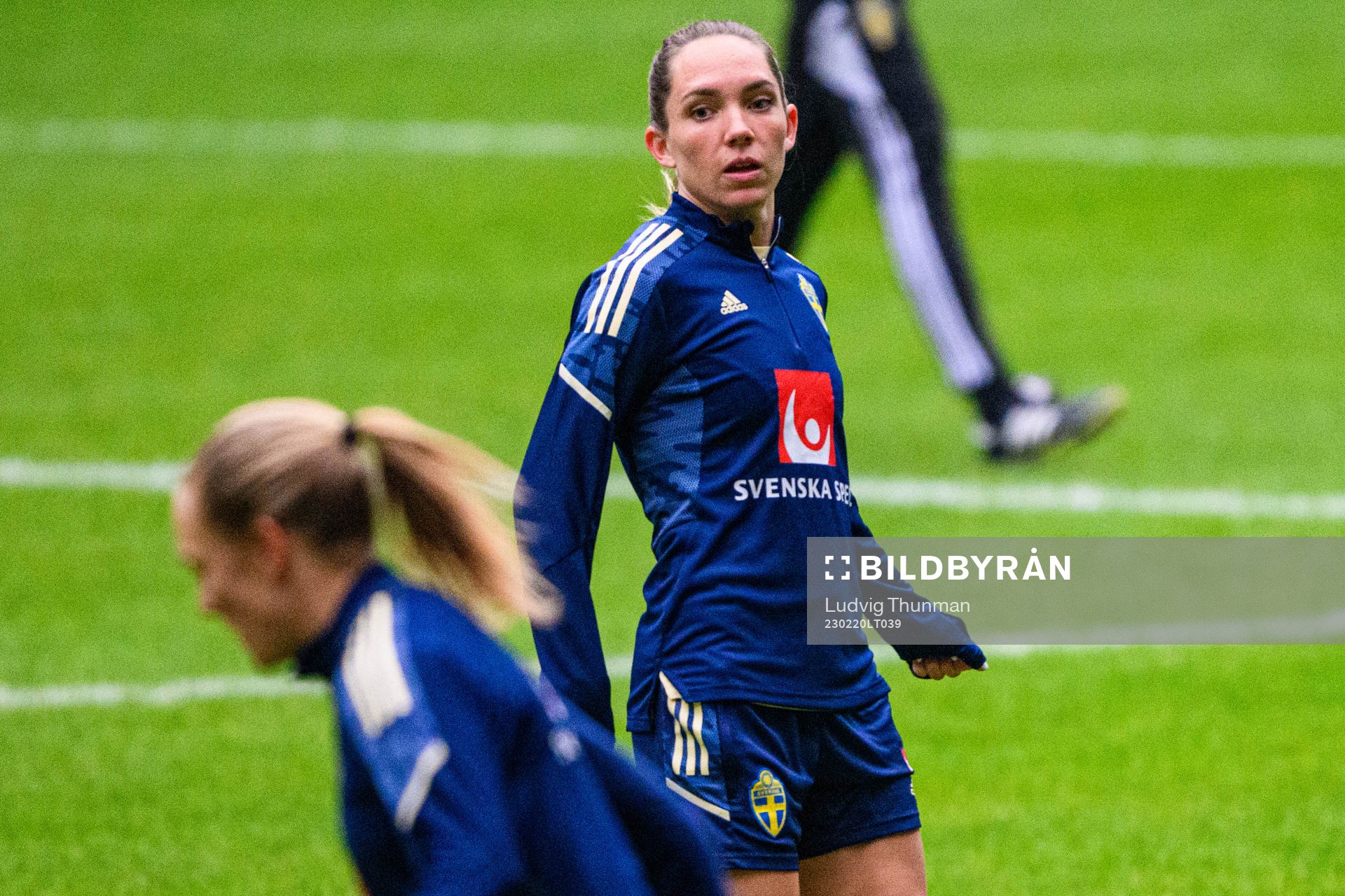 Elin Rubensson of the Swedish women's national football