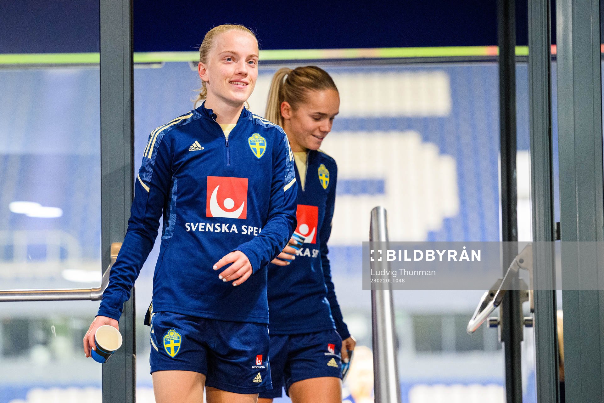 Anna Sandberg and Hanna Lundkvist of the Swedish women's