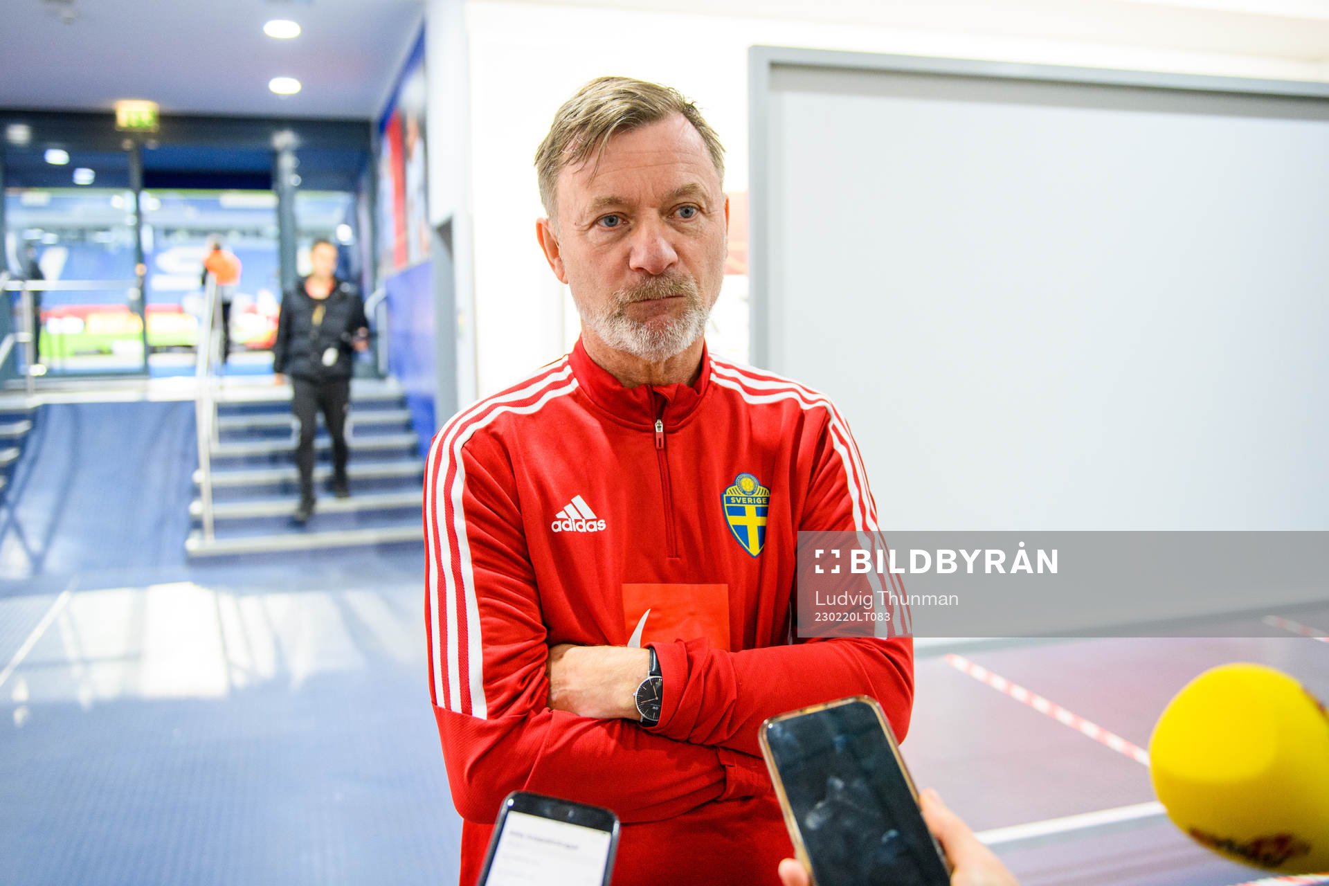 Head coach Peter Gerhardsson of the Swedish women's