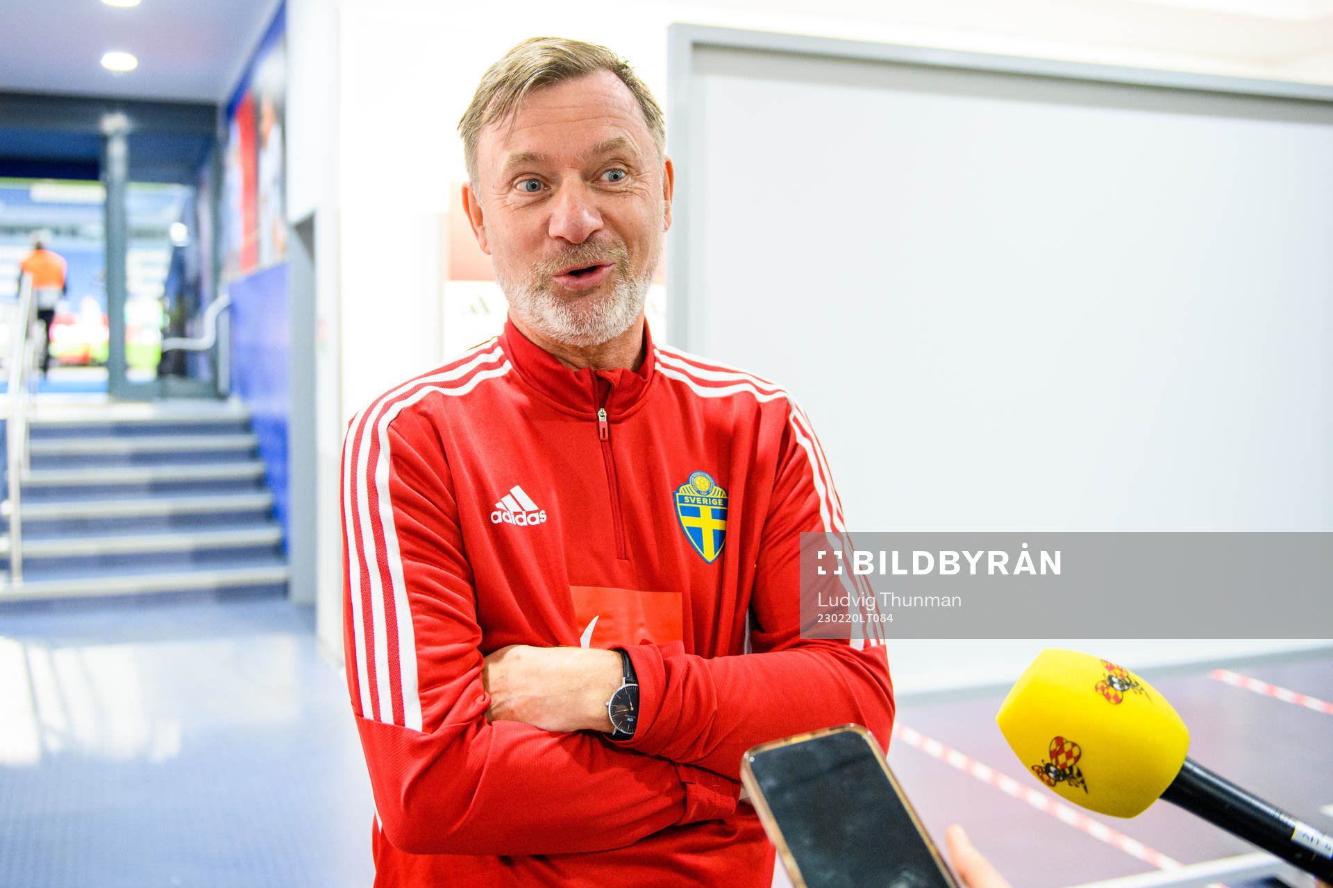 Head coach Peter Gerhardsson of the Swedish women's