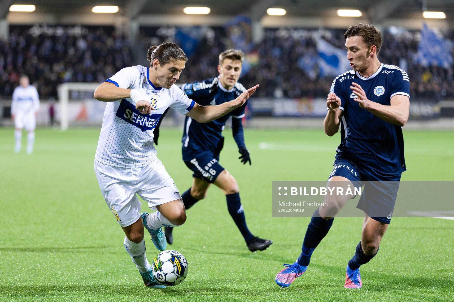 IFK Göteborgs Eman Markovic och Utsiktens Wilhelm Nilsson