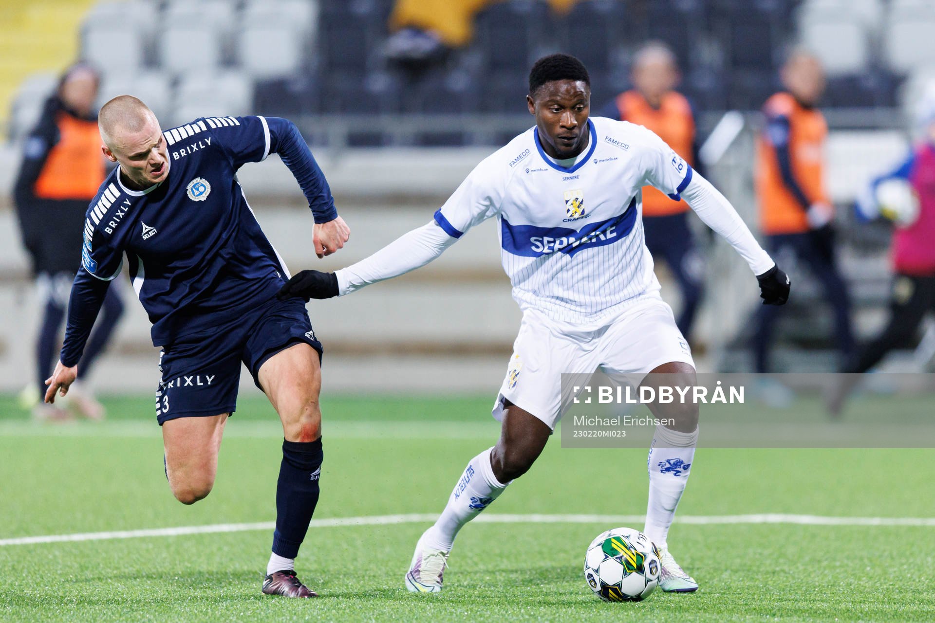 Utsiktens Jesper Brandt och IFK Göteborgs Suleiman