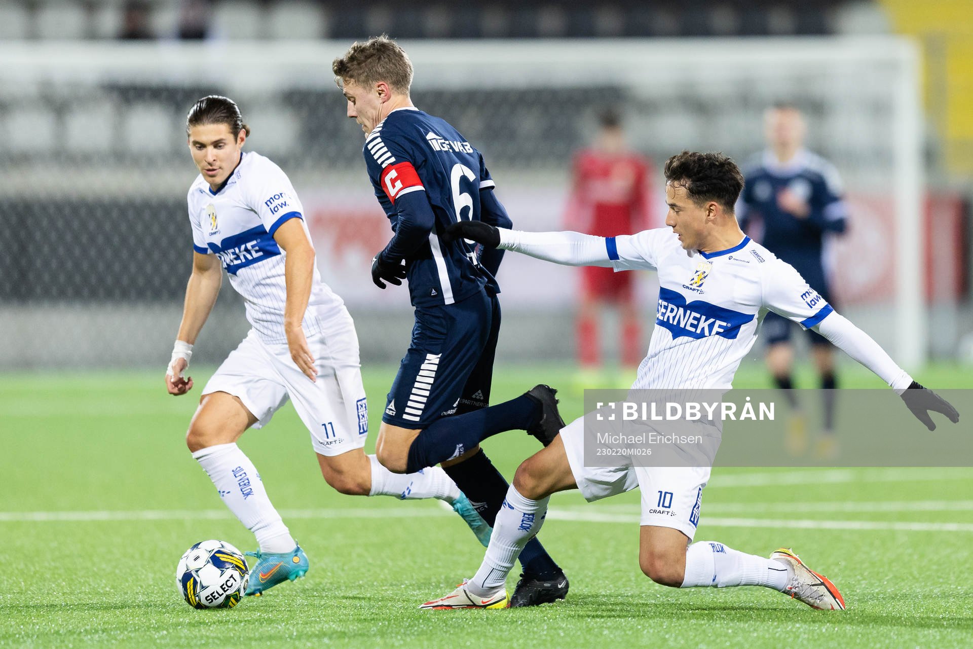 Utsiktens Erik Westermark och IFK Göteborgs Hussein Carneil