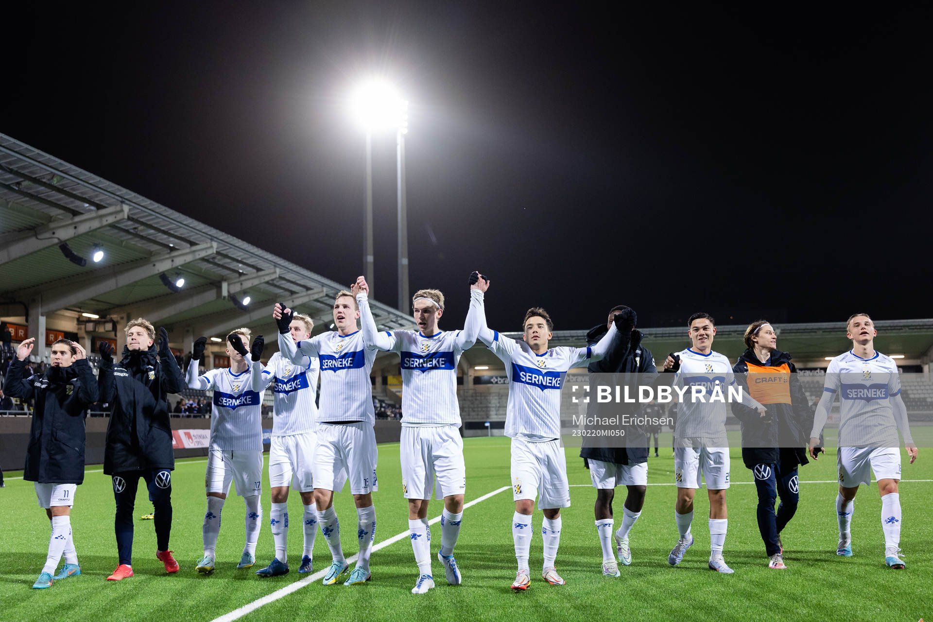 IFK Göteborgs spelare jublar