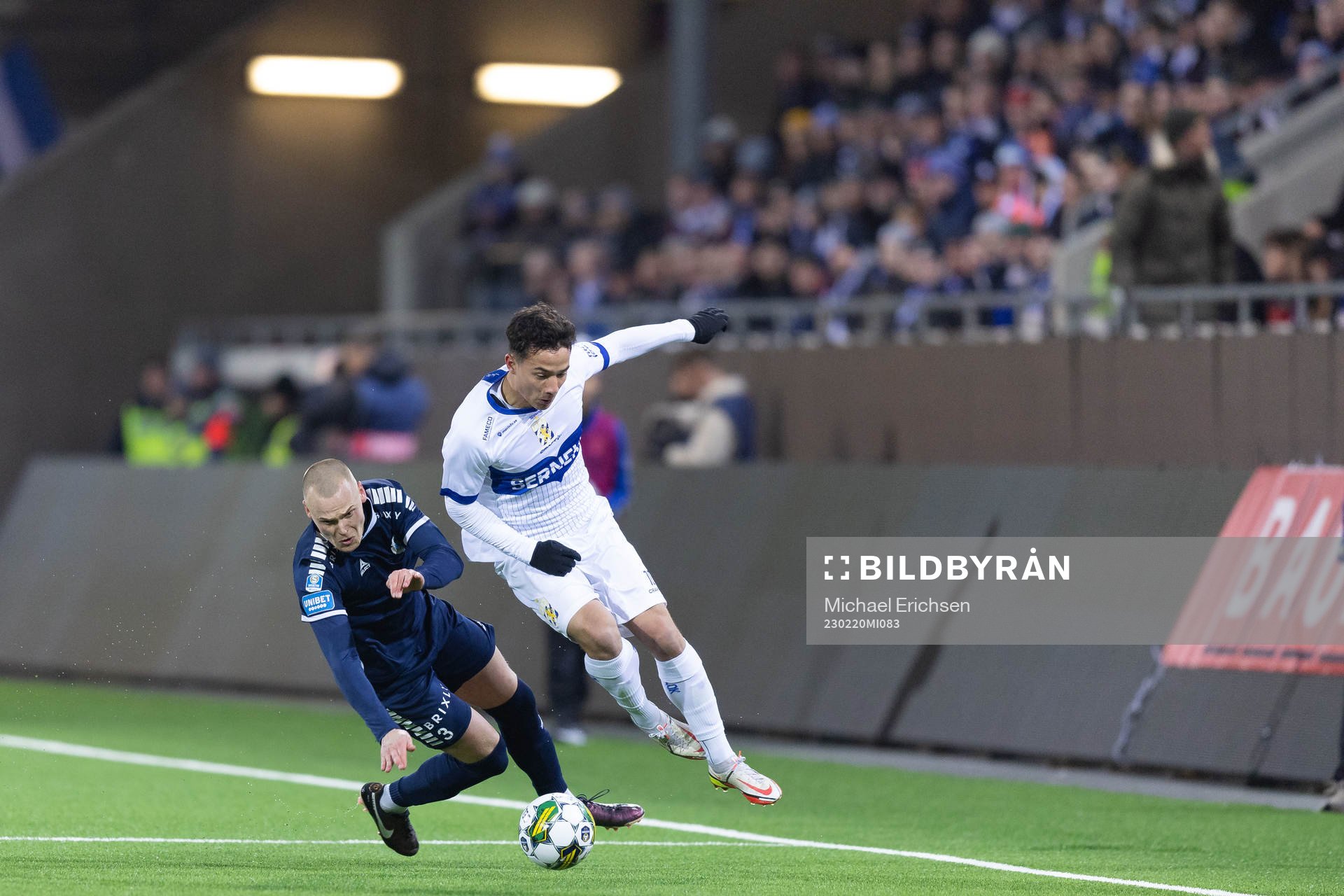 Utsiktens Jesper Brandt och IFK Göteborgs Hussein Carneil