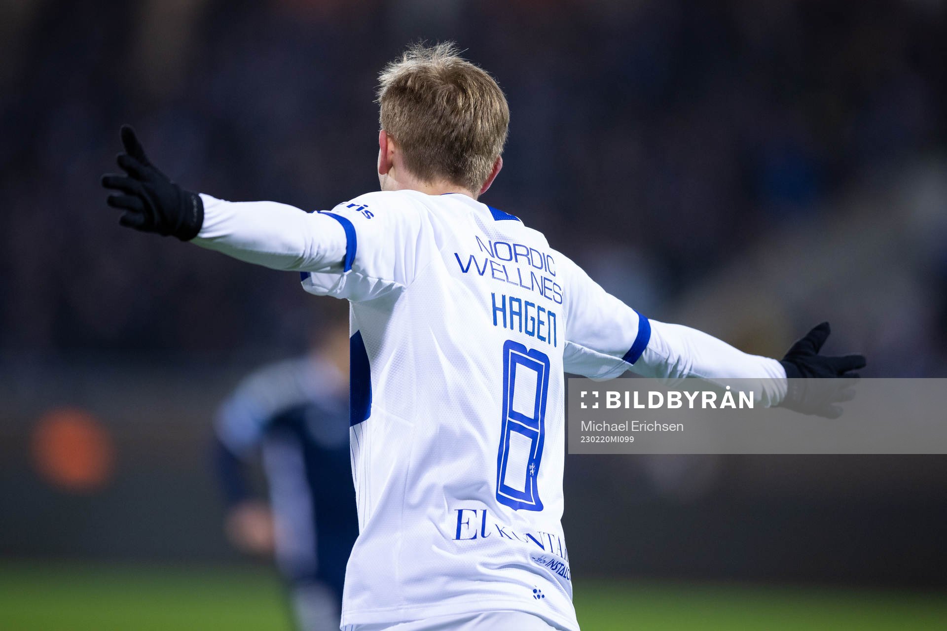 IFK Göteborgs Elias Hagen jublar
