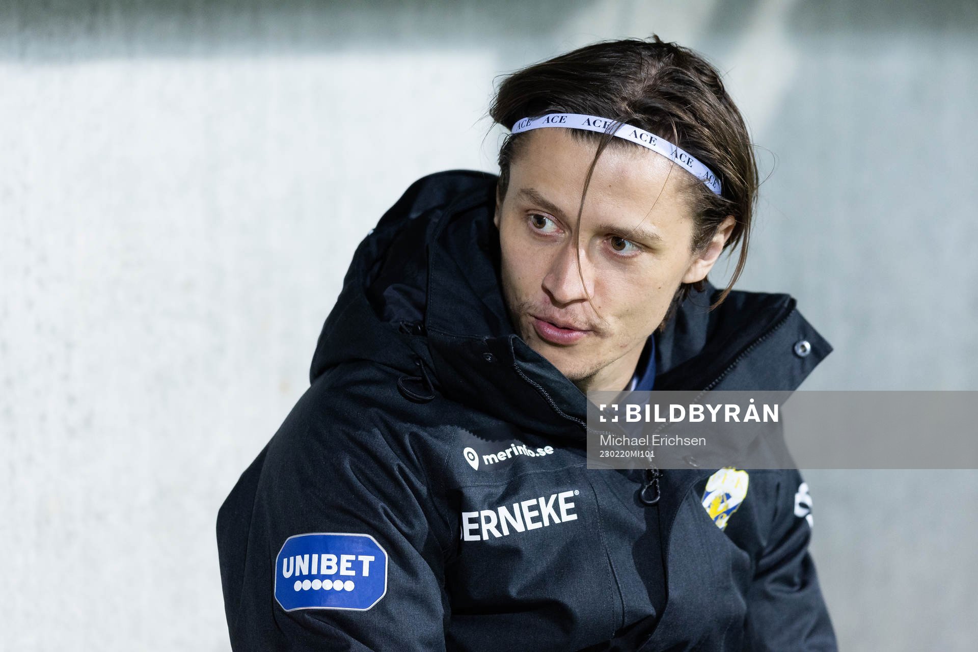 IFK Göteborgs Simon Thern innan fotbollsmatchen i Svenska