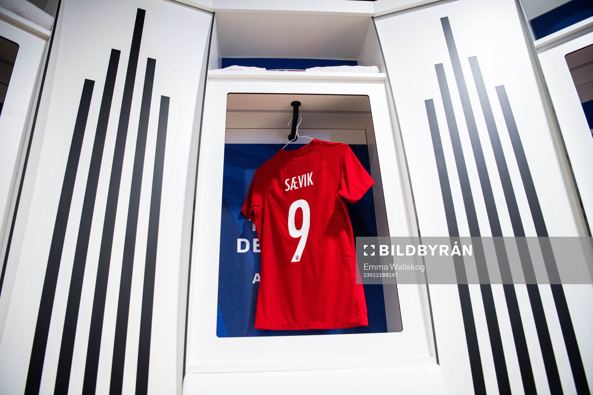 Shirt of Karina Sævik of Norway