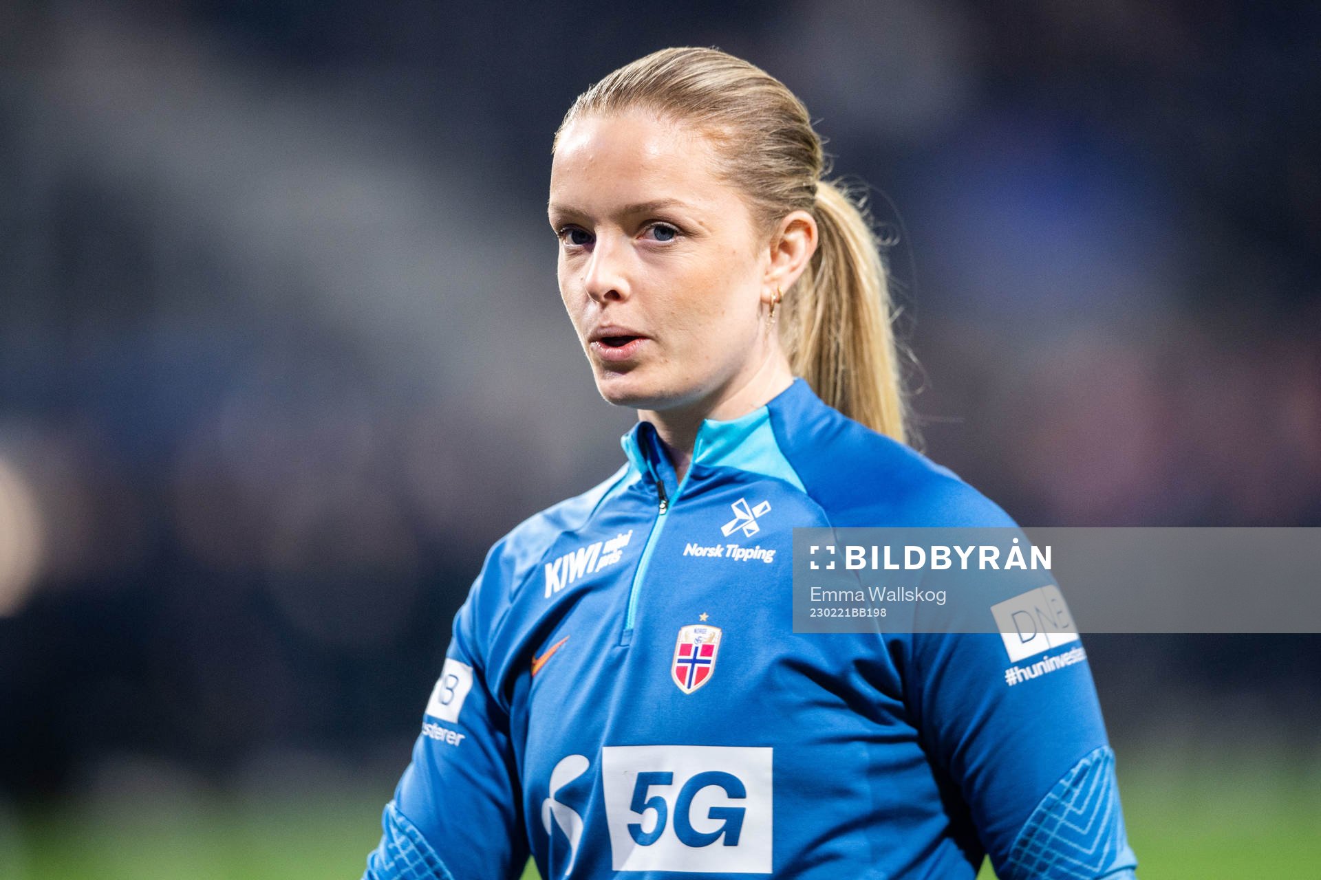 Goalkeeper Guro Pettersen of Norway
